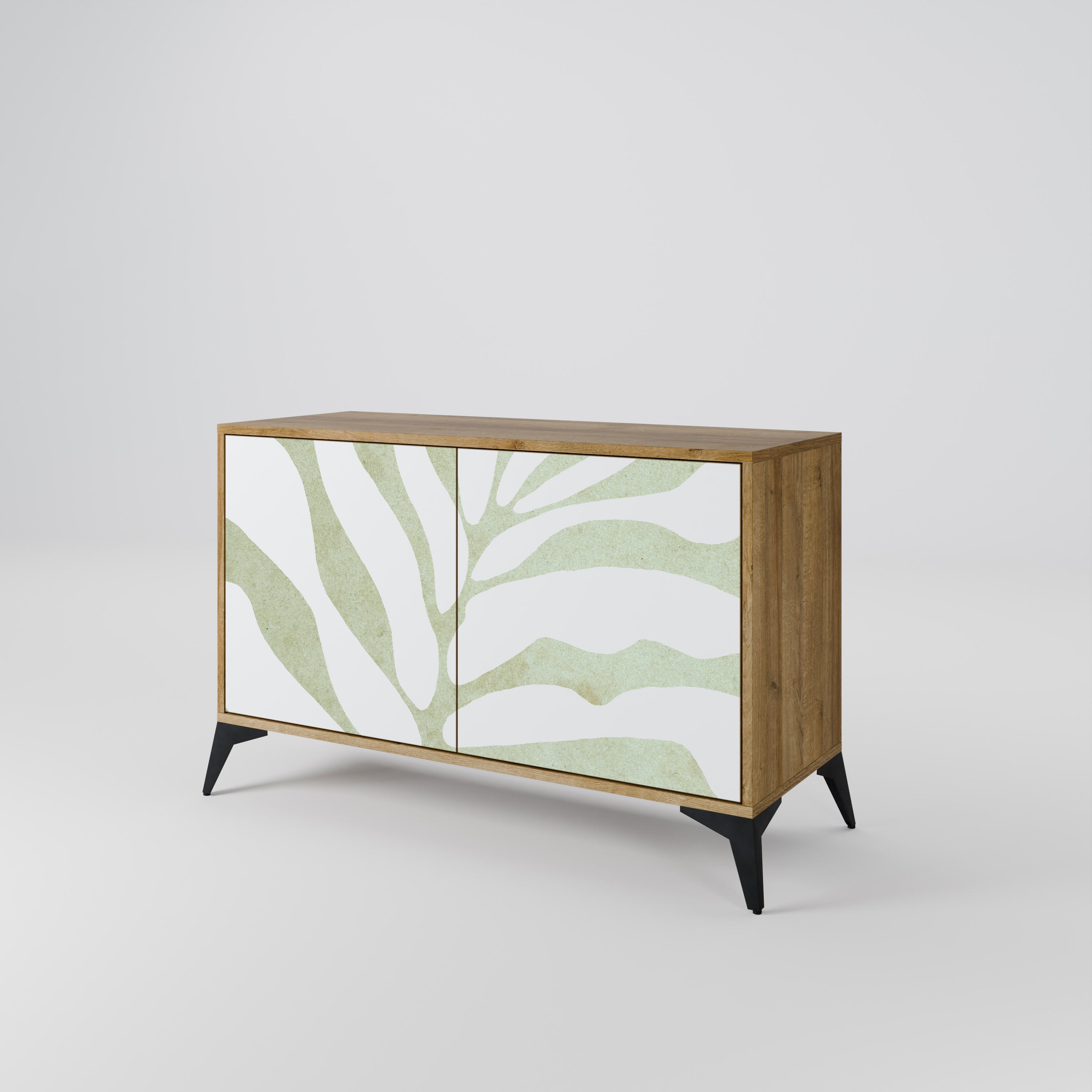 BOTANICAL SPARK 2-Door Sideboard in Oak Effect