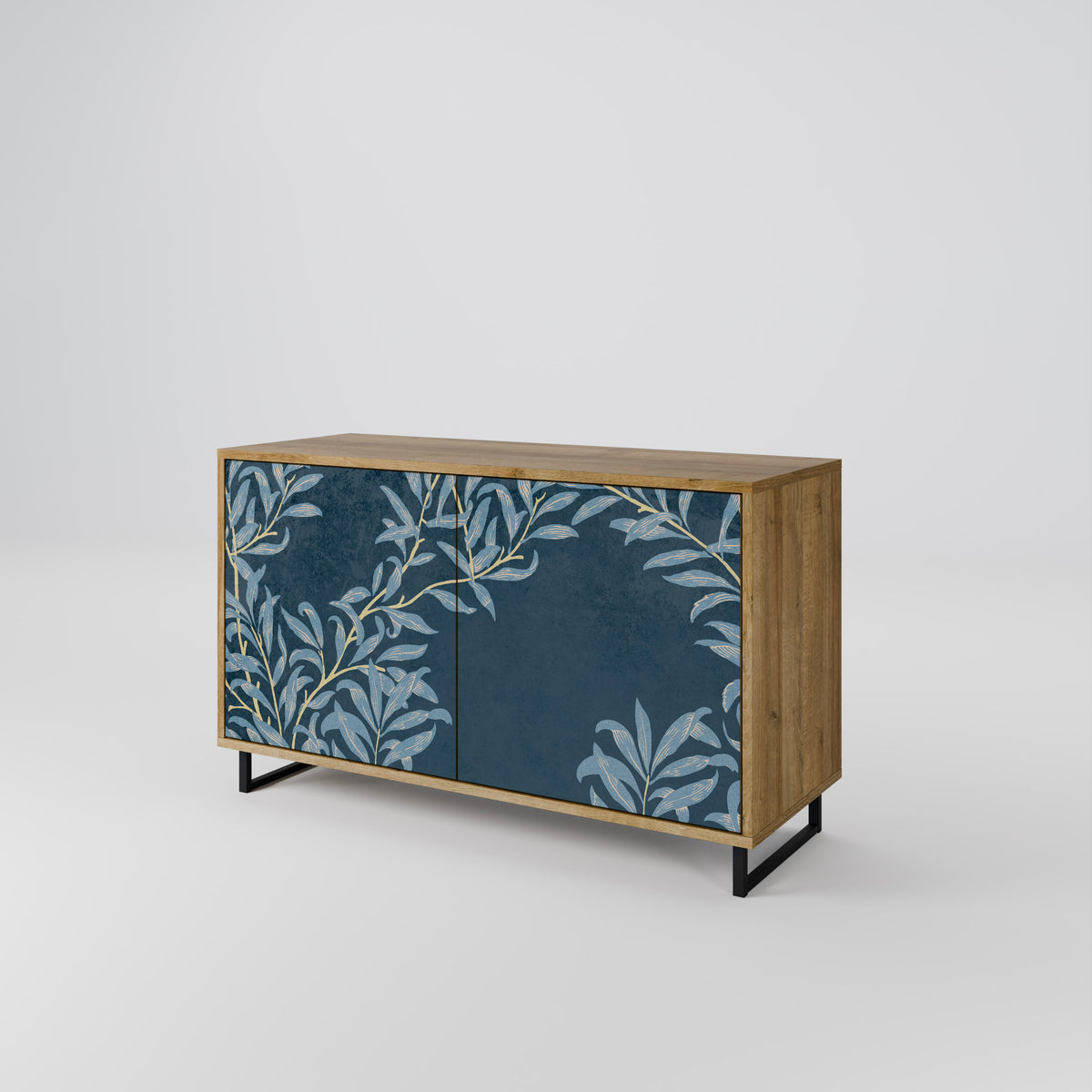 BLUE LEAVES 2-Door Sideboard