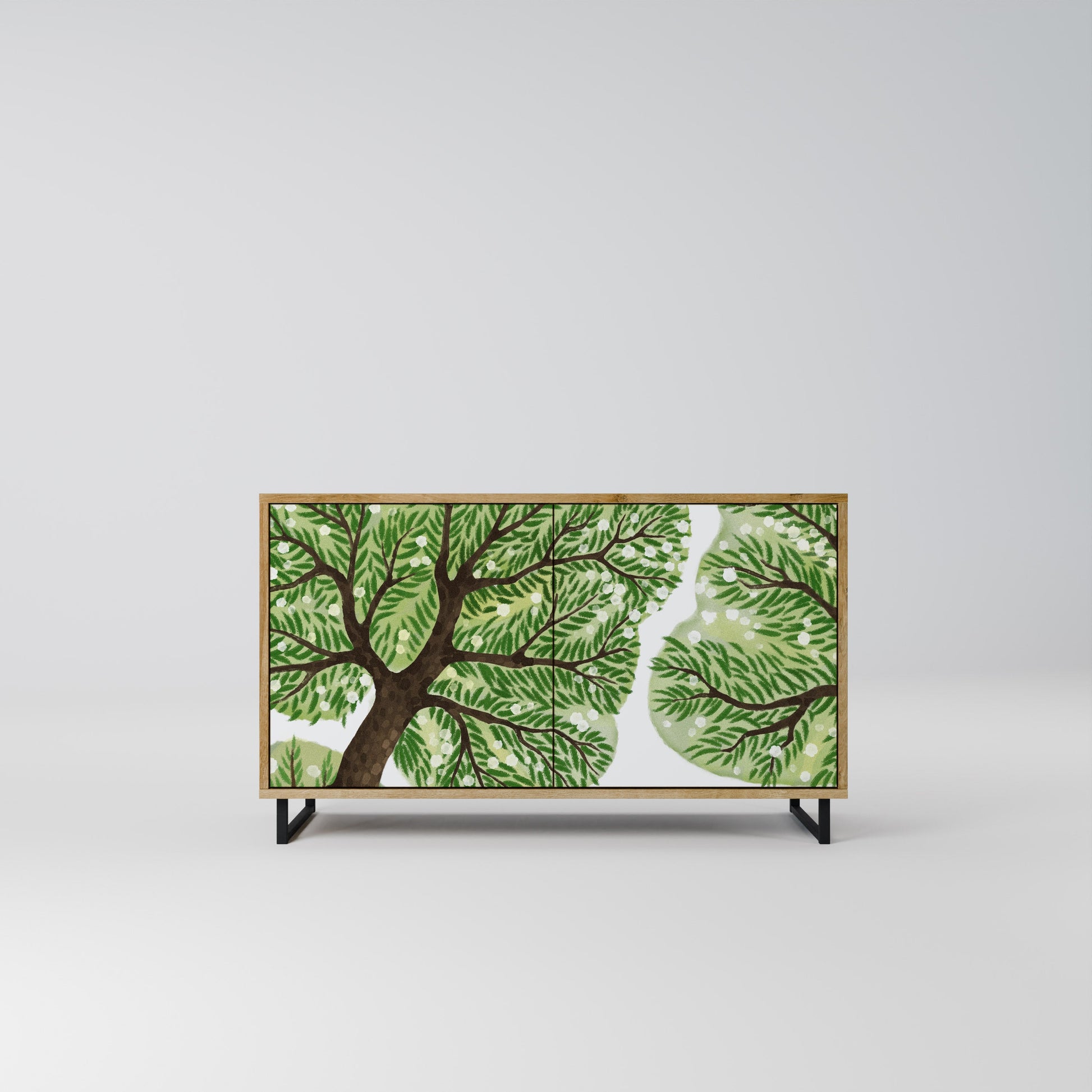 WILDERNESS DASH 2-Door Sideboard in Oak Effect