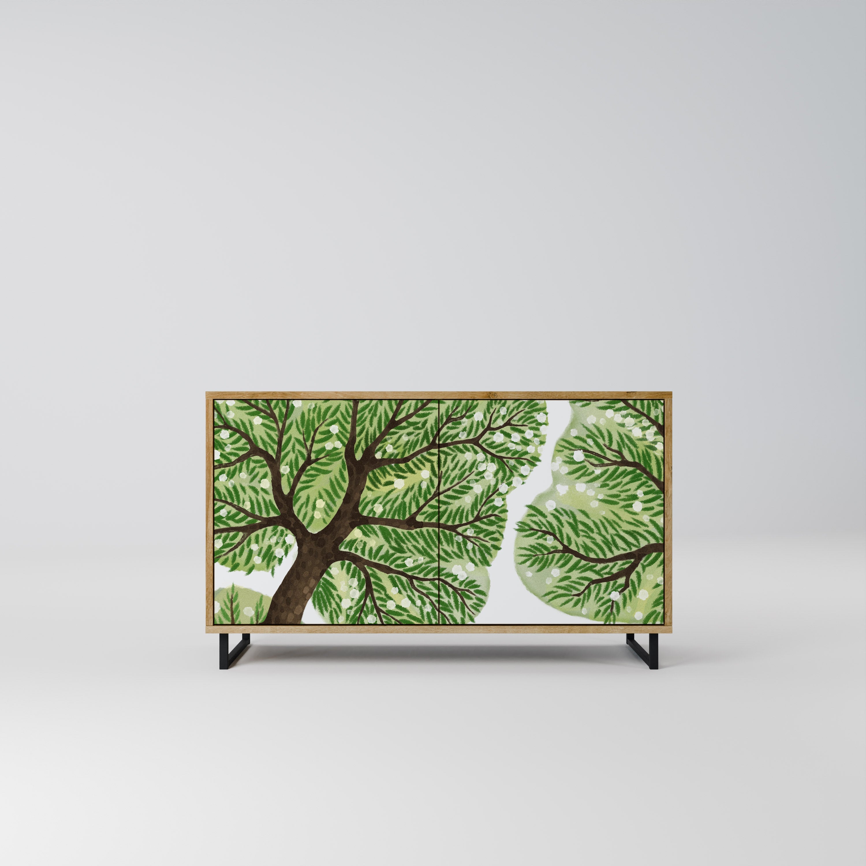 WILDERNESS DASH 2-Door Sideboard in Oak Effect