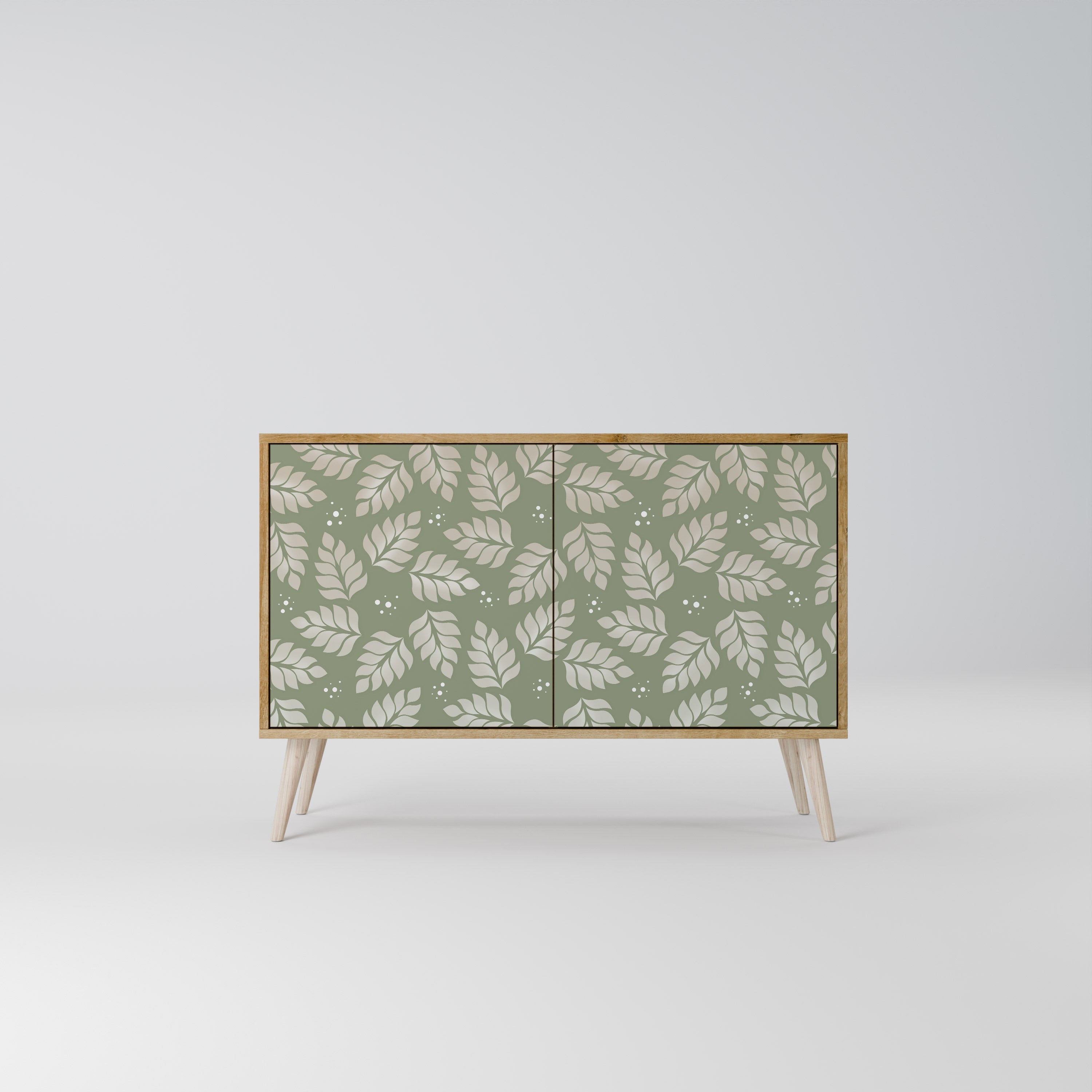 LEAVES ON GREEN 2-Door Sideboard in Oak Effect