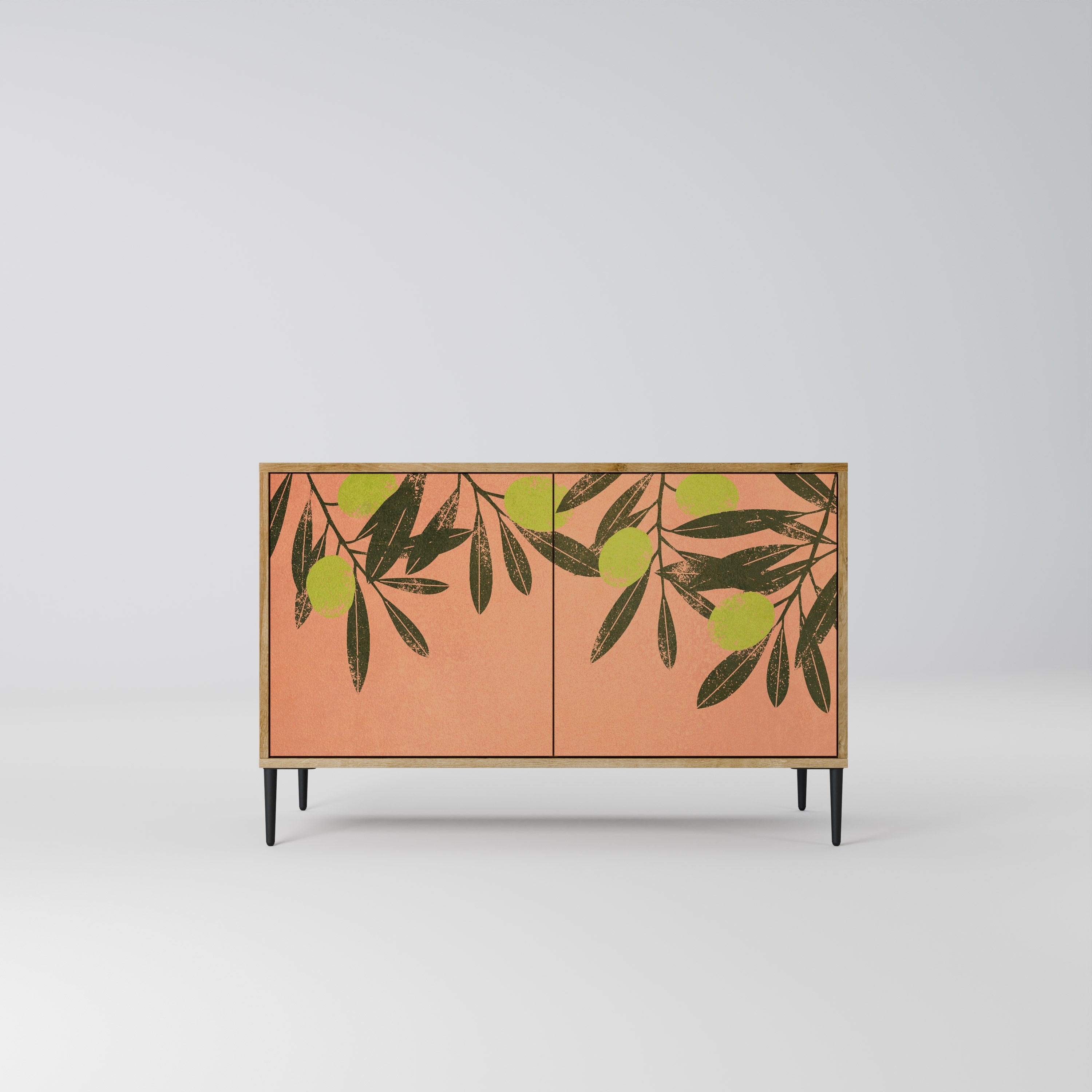 JUICY OLIVES 2-Door Sideboard in Oak Effect