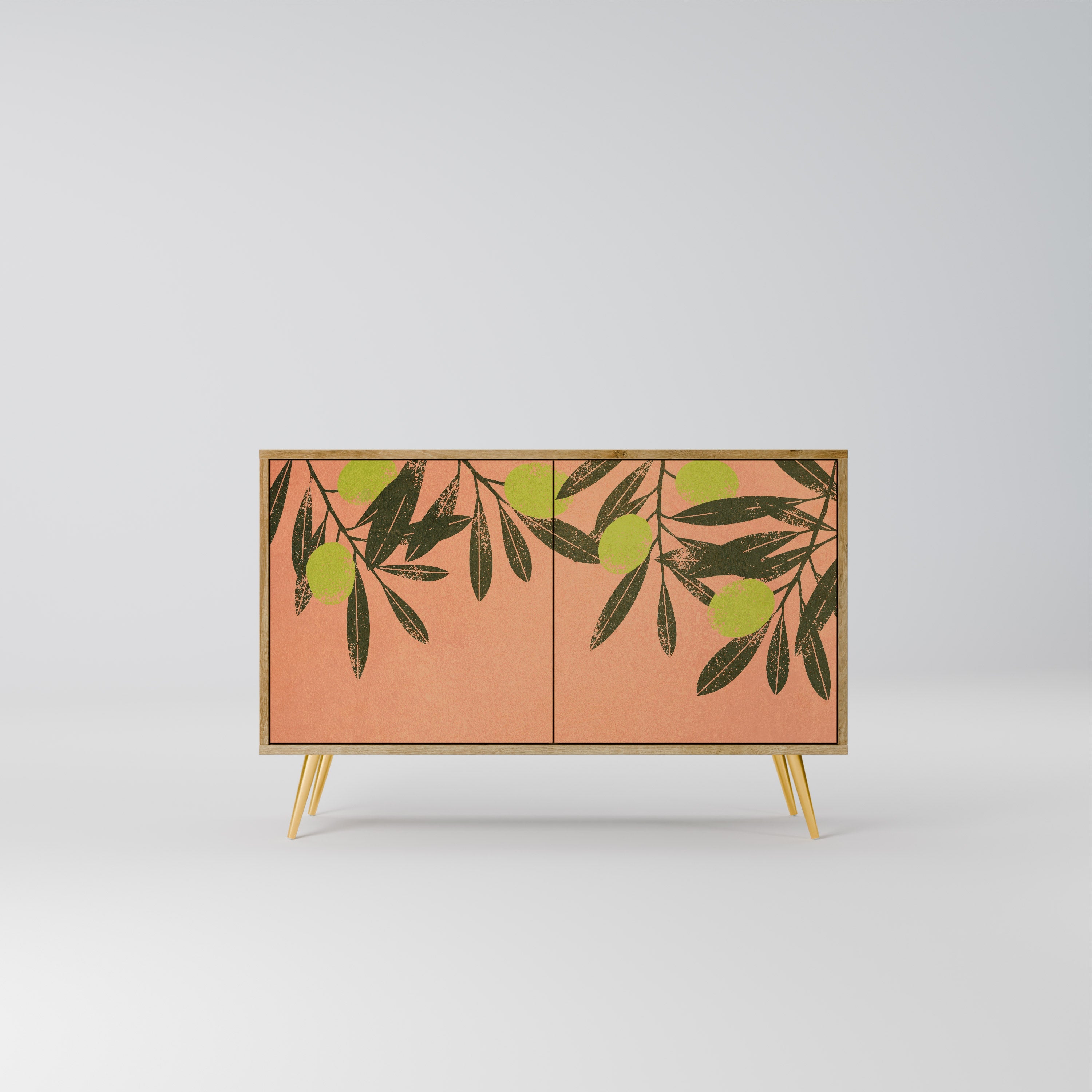 JUICY OLIVES 2-Door Sideboard in Oak Effect