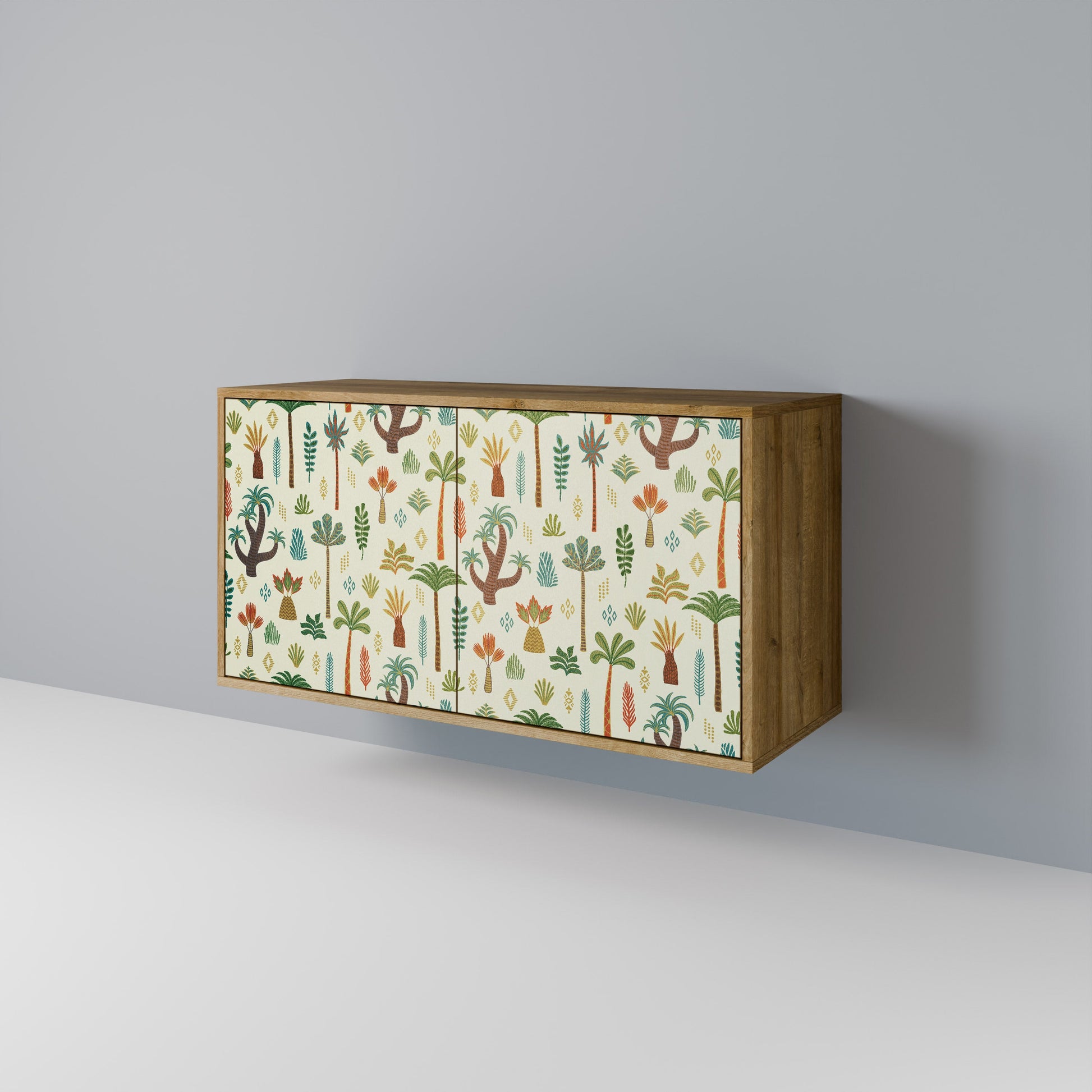 PALM SPRING 2-Door Sideboard in Oak Effect