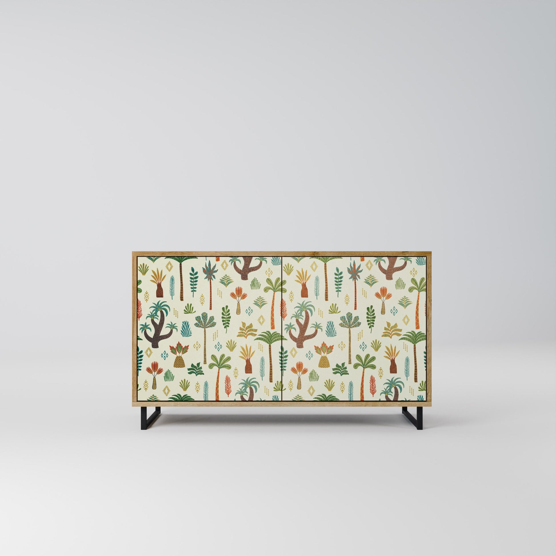 PALM SPRING 2-Door Sideboard in Oak Effect