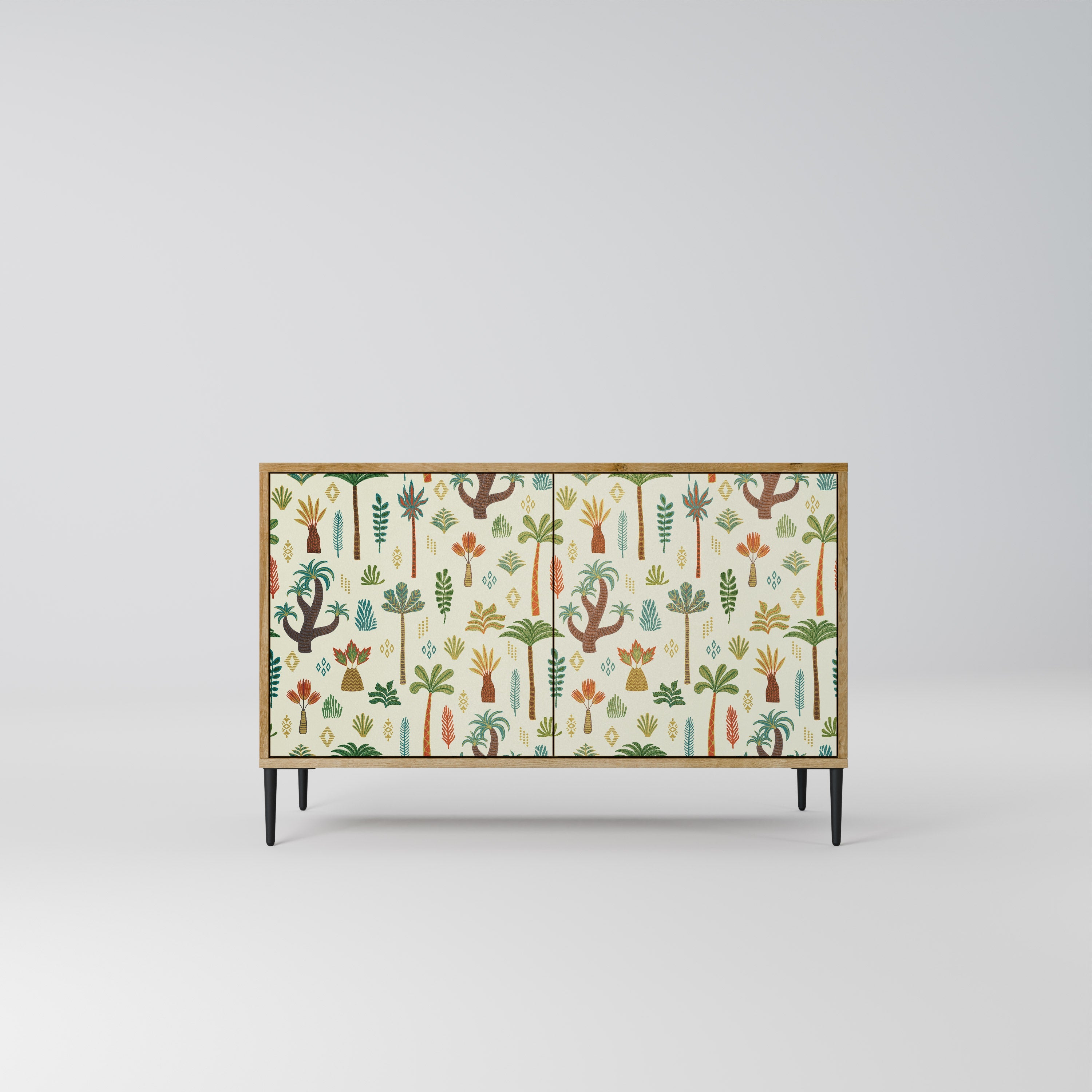 PALM SPRING 2-Door Sideboard in Oak Effect