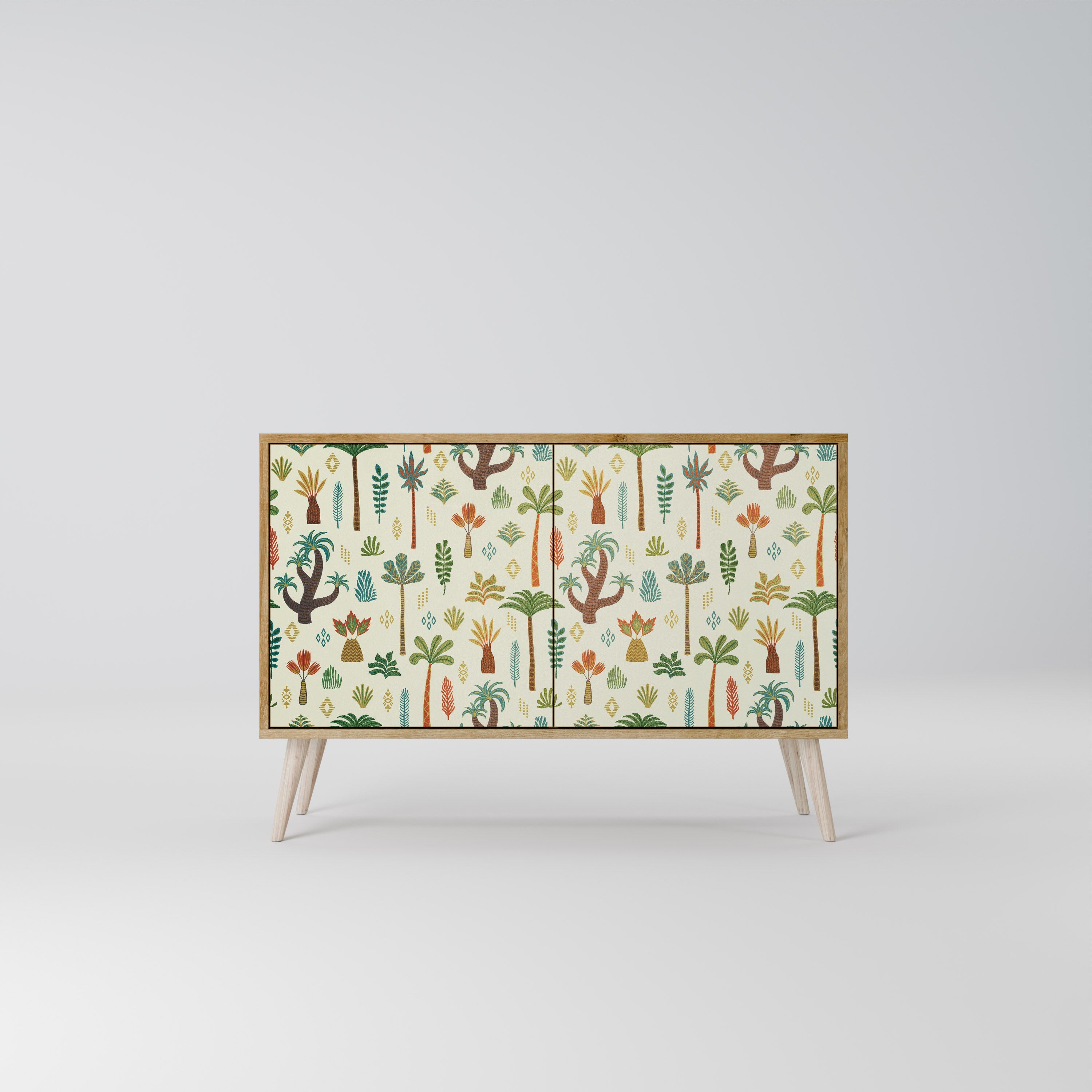 PALM SPRING 2-Door Sideboard in Oak Effect