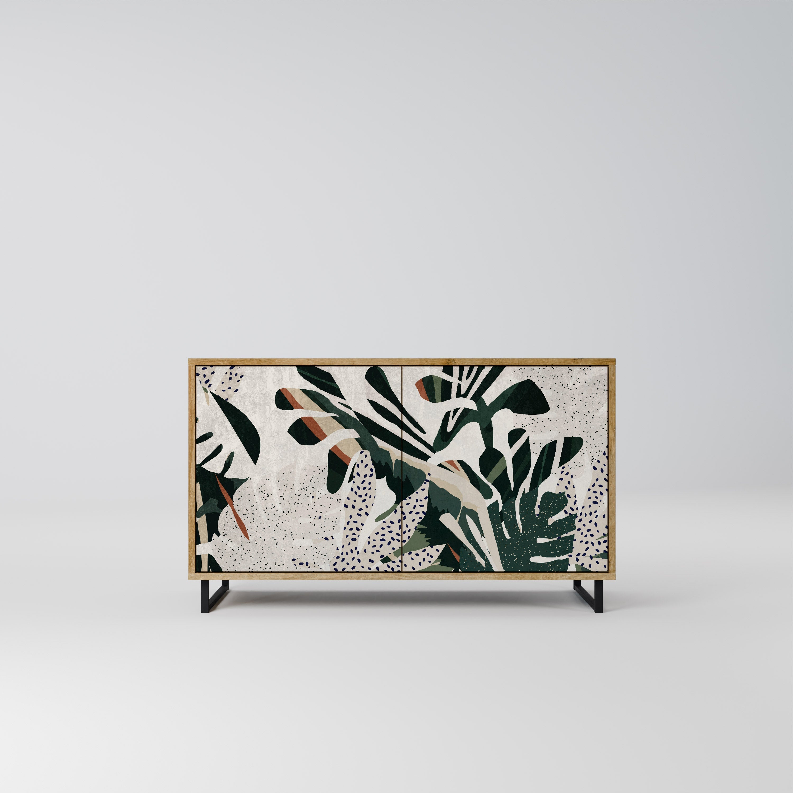 VERDURE FORMATION 2-Door Sideboard in Oak Effect