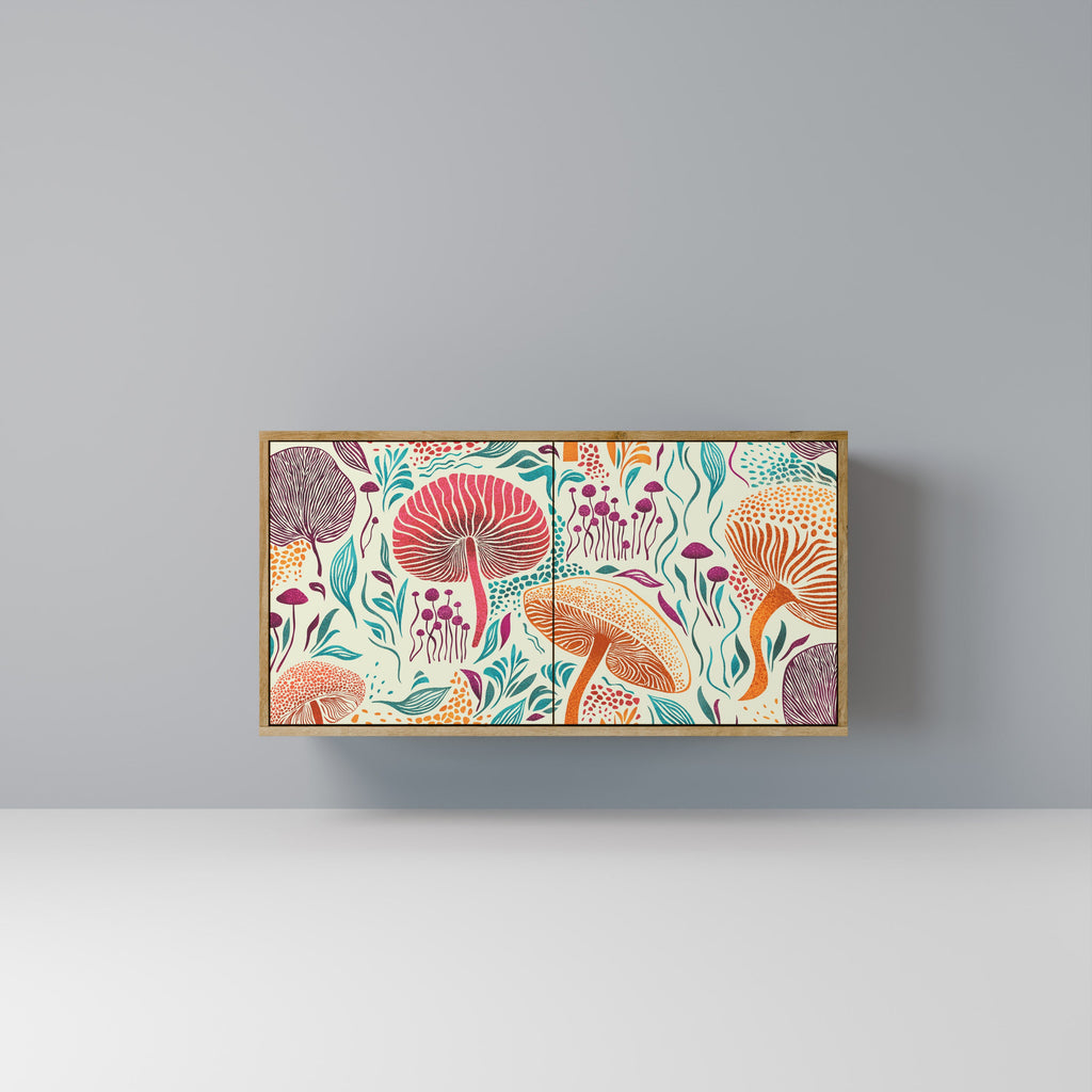 FUNGUS FANTASY 2-Door Sideboard in Oak Effect