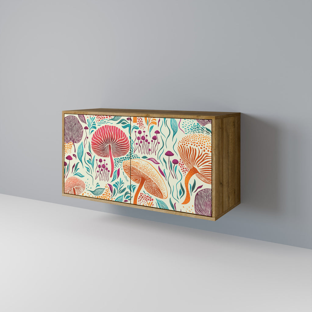 FUNGUS FANTASY 2-Door Sideboard in Oak Effect