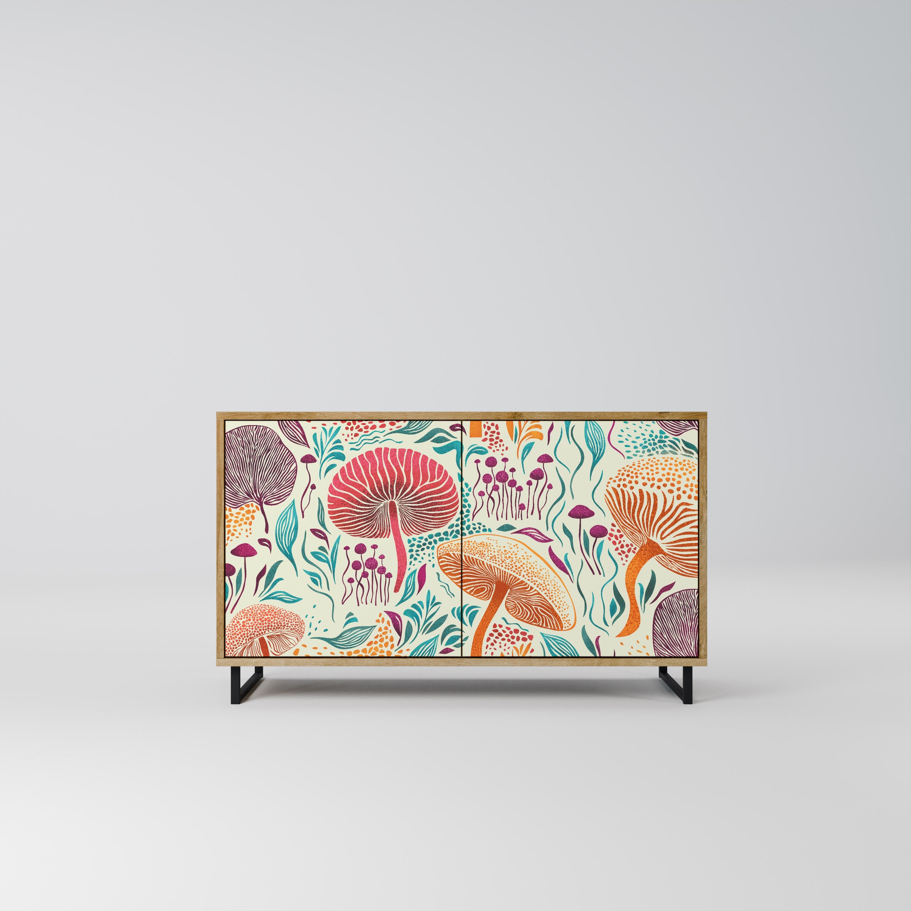 FUNGUS FANTASY 2-Door Sideboard in Oak Effect