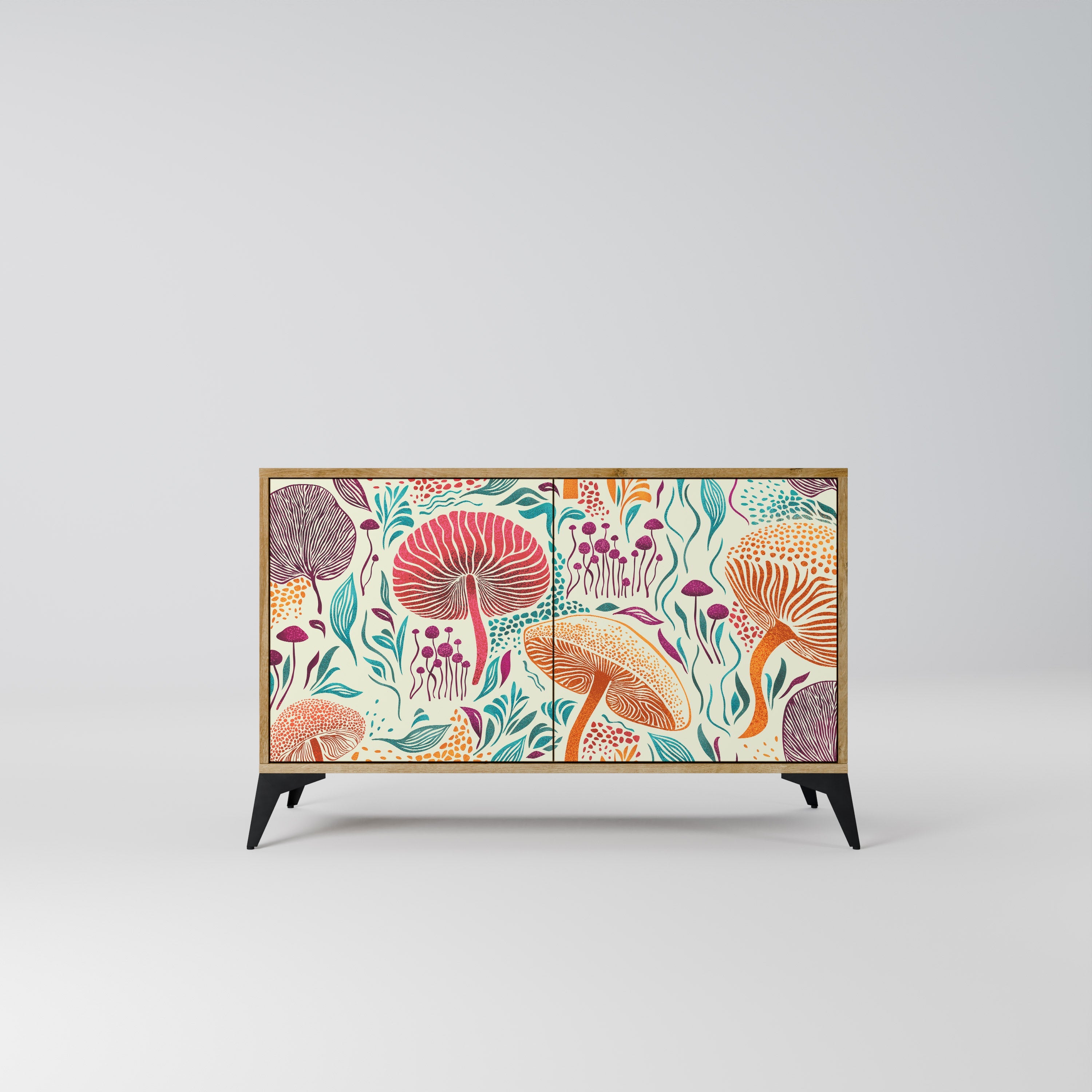 FUNGUS FANTASY 2-Door Sideboard in Oak Effect