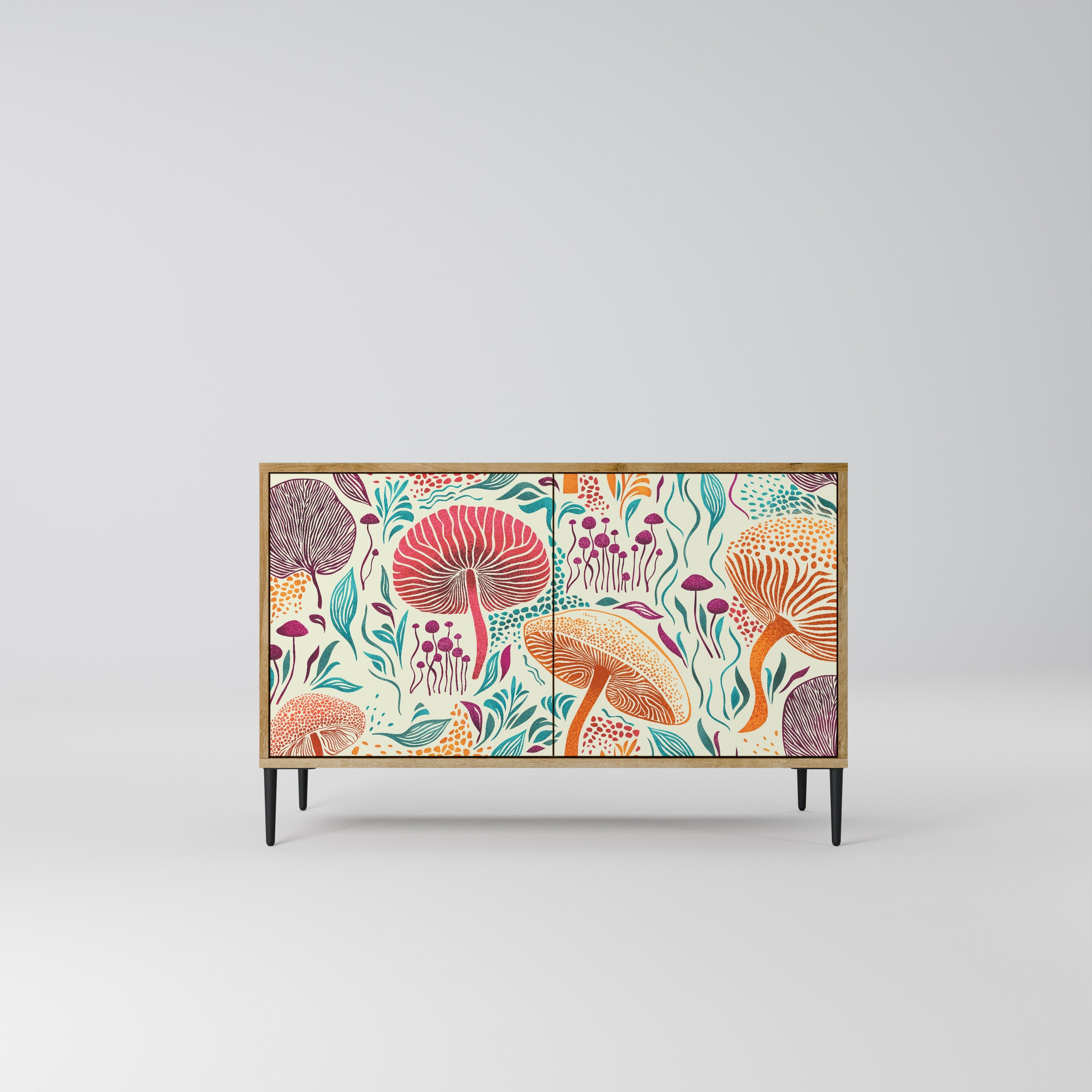 FUNGUS FANTASY 2-Door Sideboard in Oak Effect