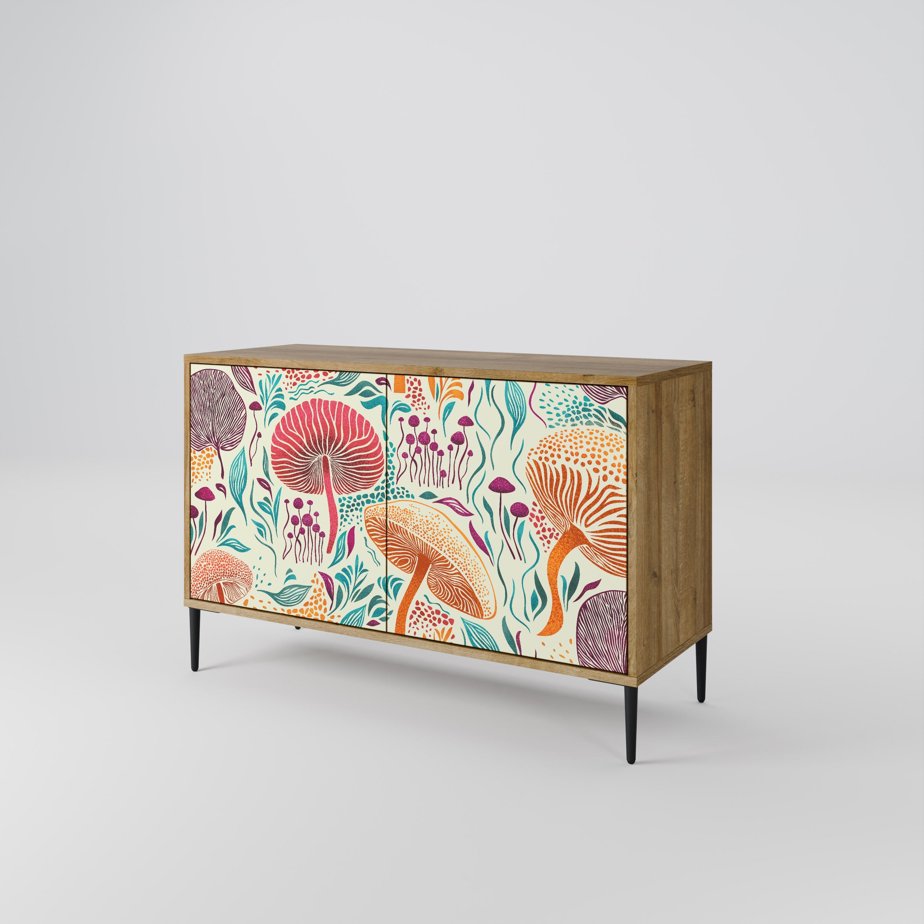 FUNGUS FANTASY 2-Door Sideboard in Oak Effect