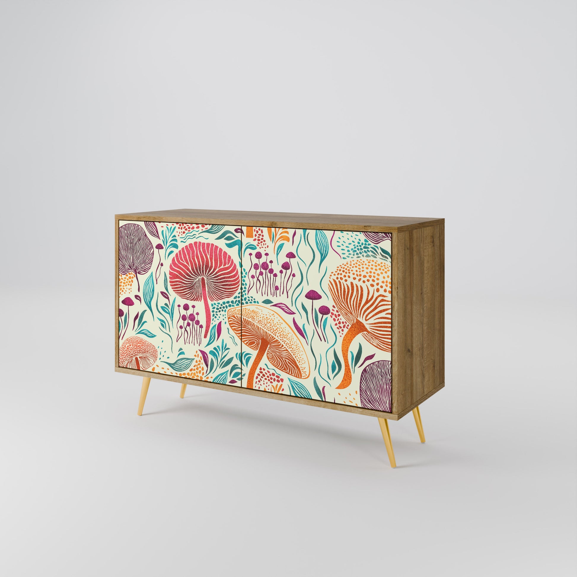 FUNGUS FANTASY 2-Door Sideboard in Oak Effect