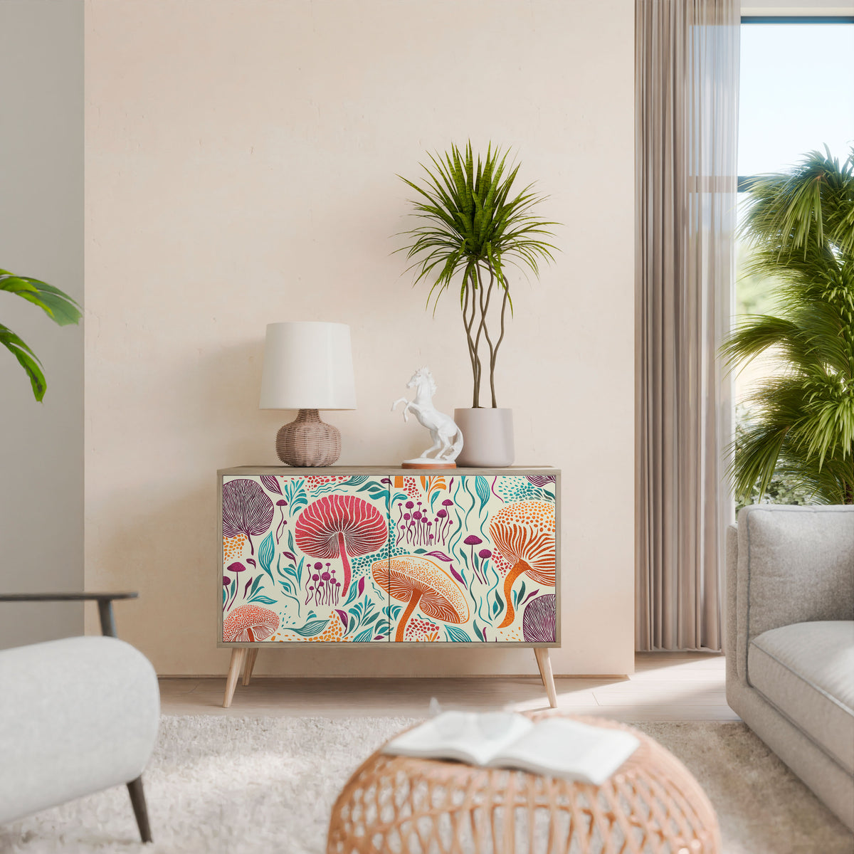 FUNGUS FANTASY 2-Door Sideboard