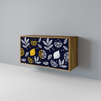 CITRUS BLACK AND WHITE 2-Door Sideboard