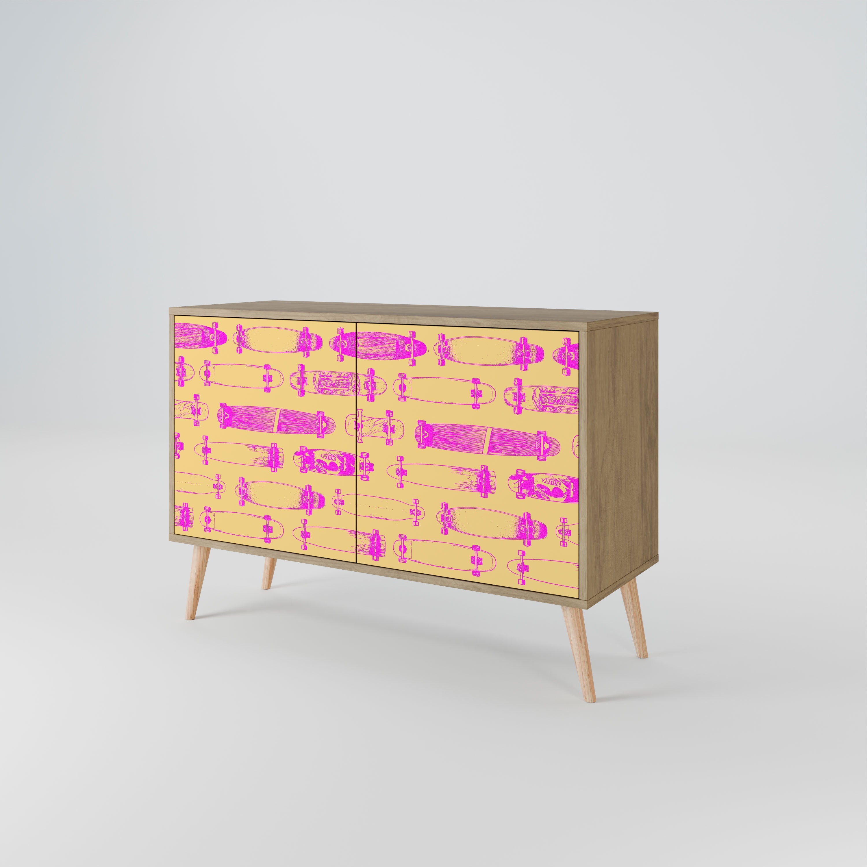 Affiche verticale autocollante SKATEBOARD ARTISTRY