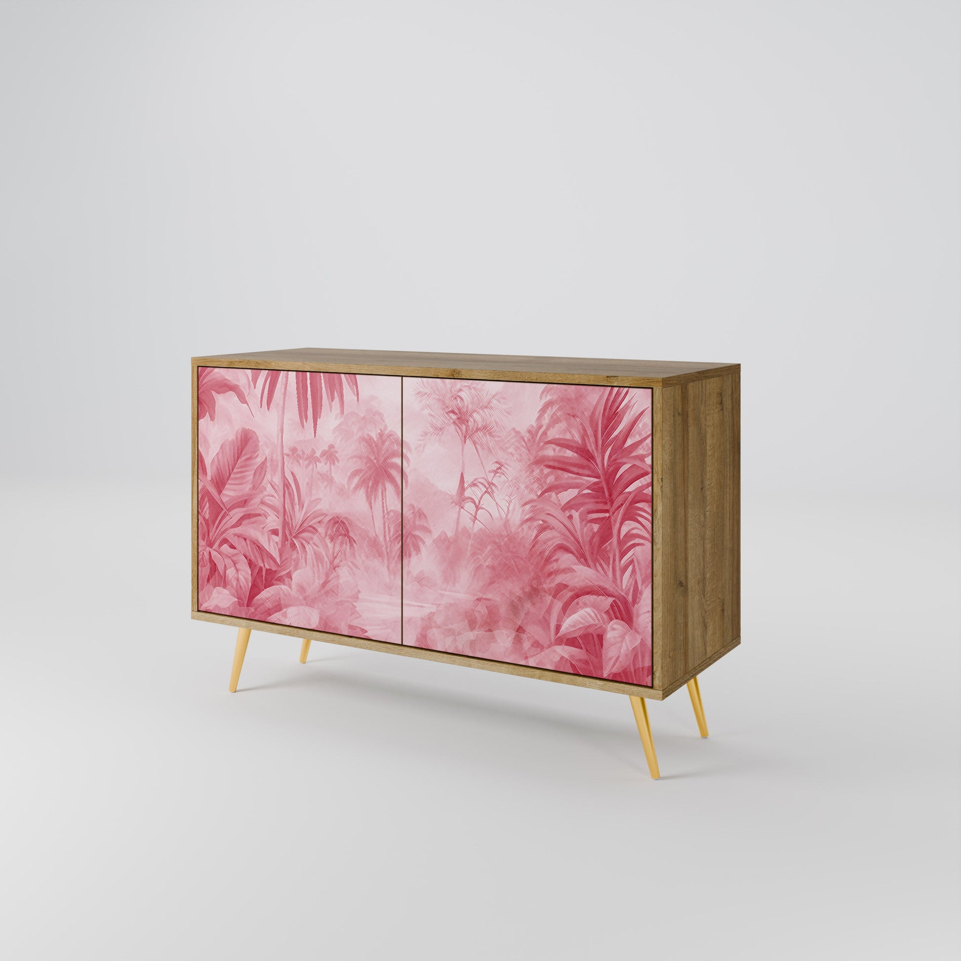 SWEET TROPICS 2-Door Sideboard in Oak Effect