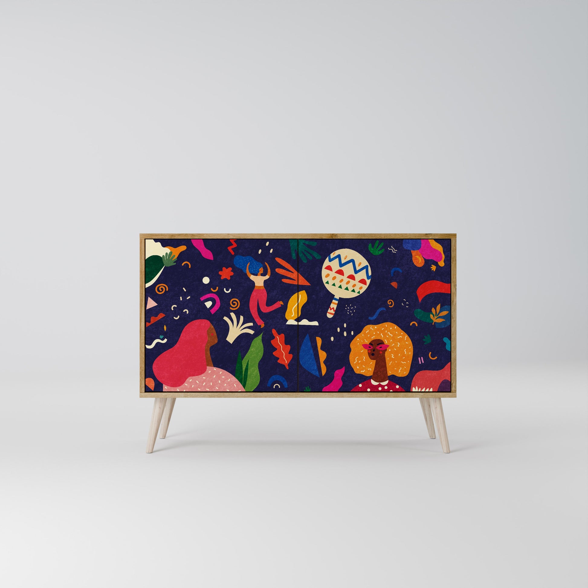 FESTIVE PLEASURES 2-Door Sideboard in Oak Effect