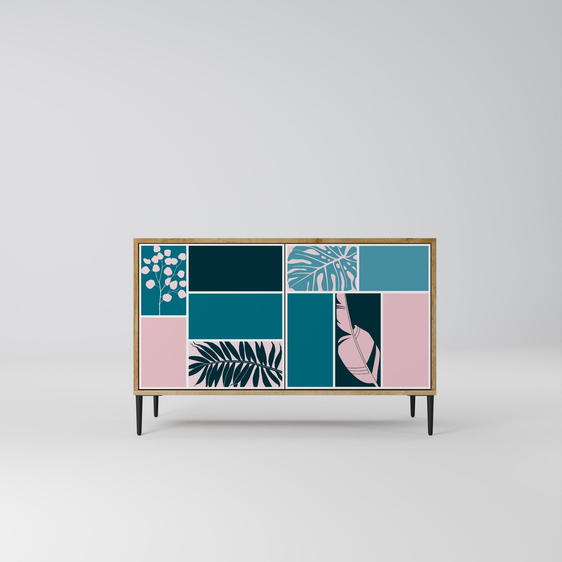 COMBINATION OF SHAPES 2-Door Sideboard in Oak Effect