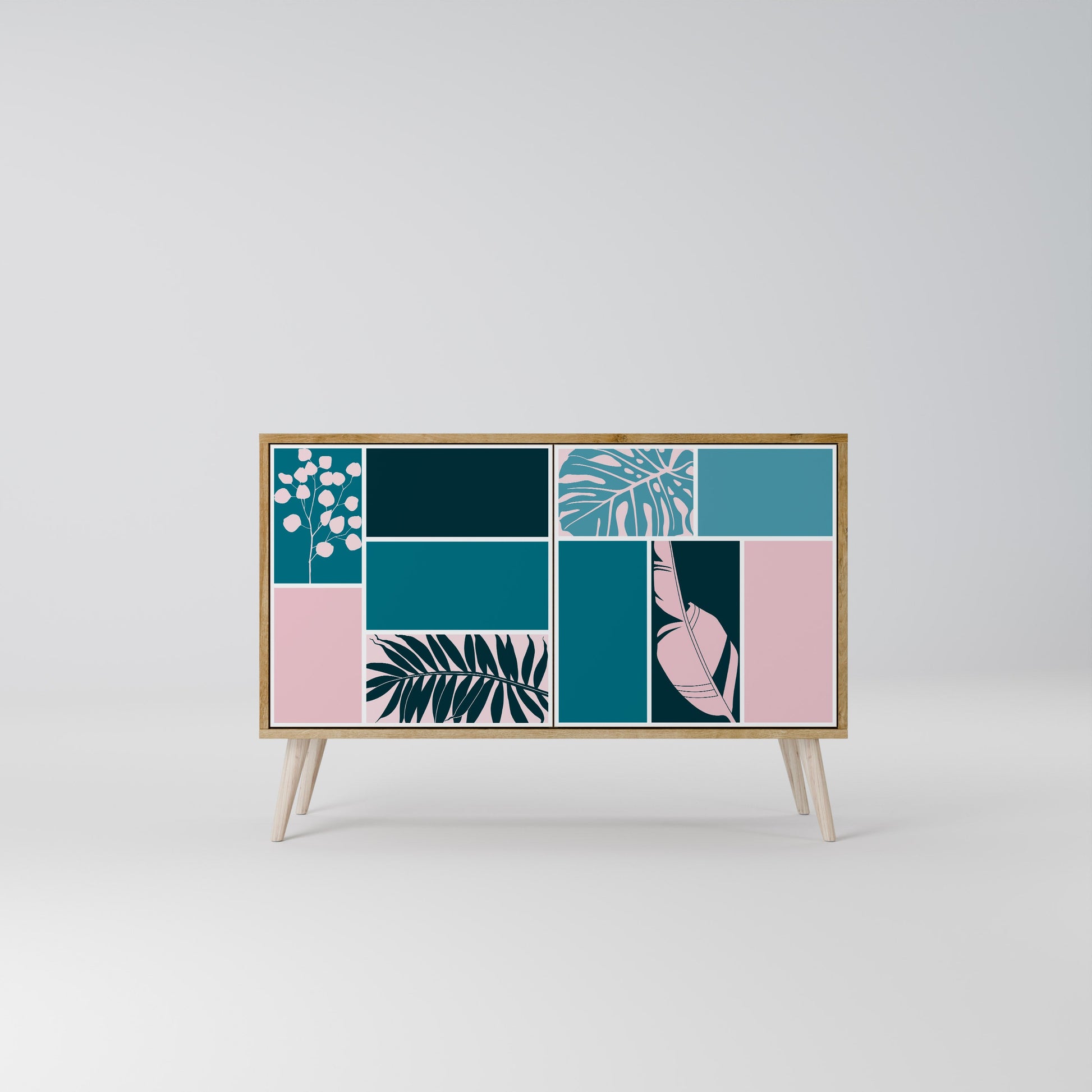 COMBINATION OF SHAPES 2-Door Sideboard in Oak Effect