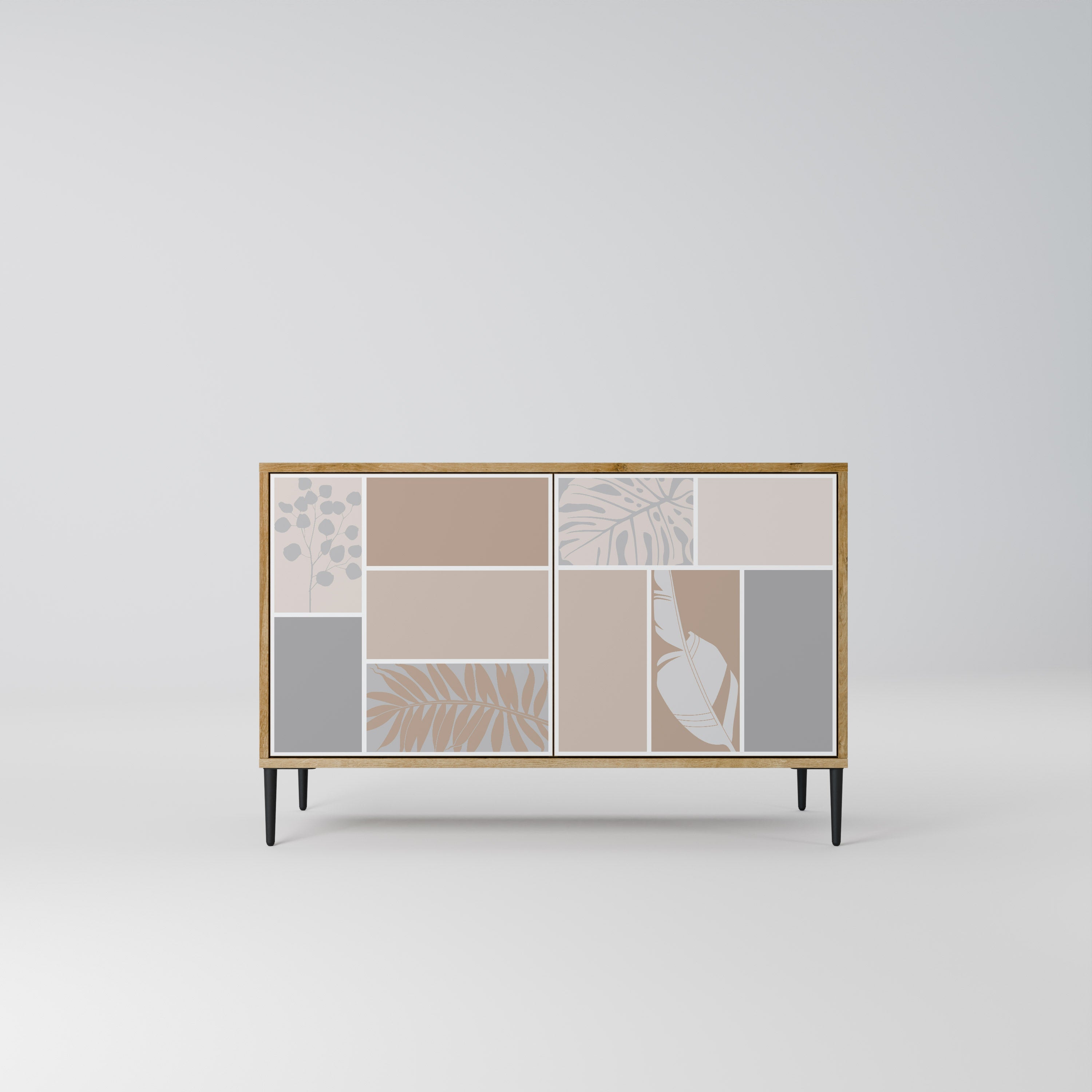TROPICAL SHAPES 2-Door Sideboard in Oak Effect