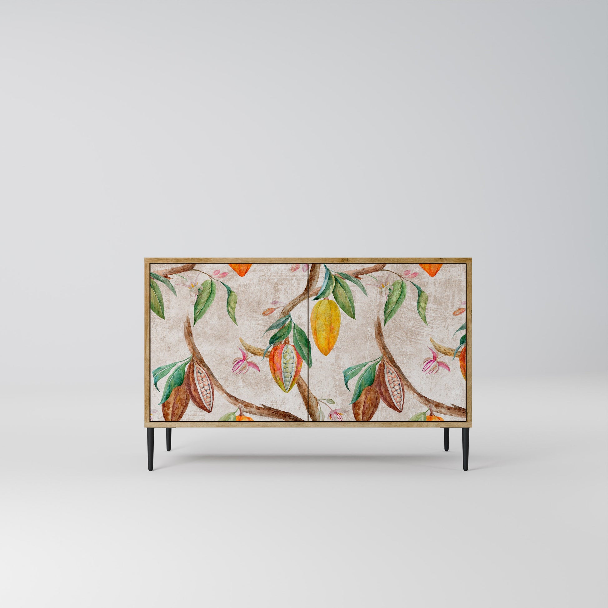 COCOA FRUITS 2-Door Sideboard in Oak Effect