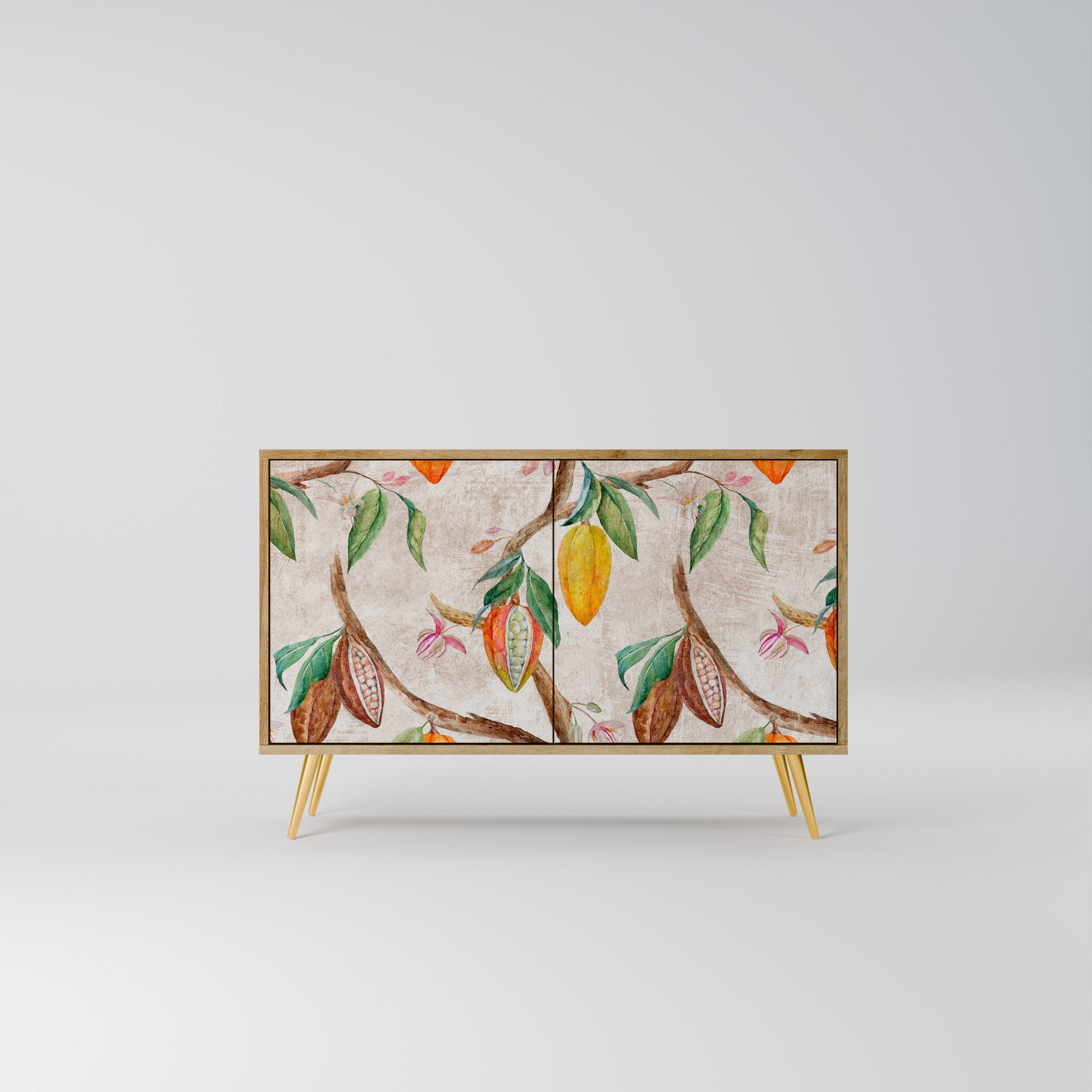 COCOA FRUITS 2-Door Sideboard in Oak Effect