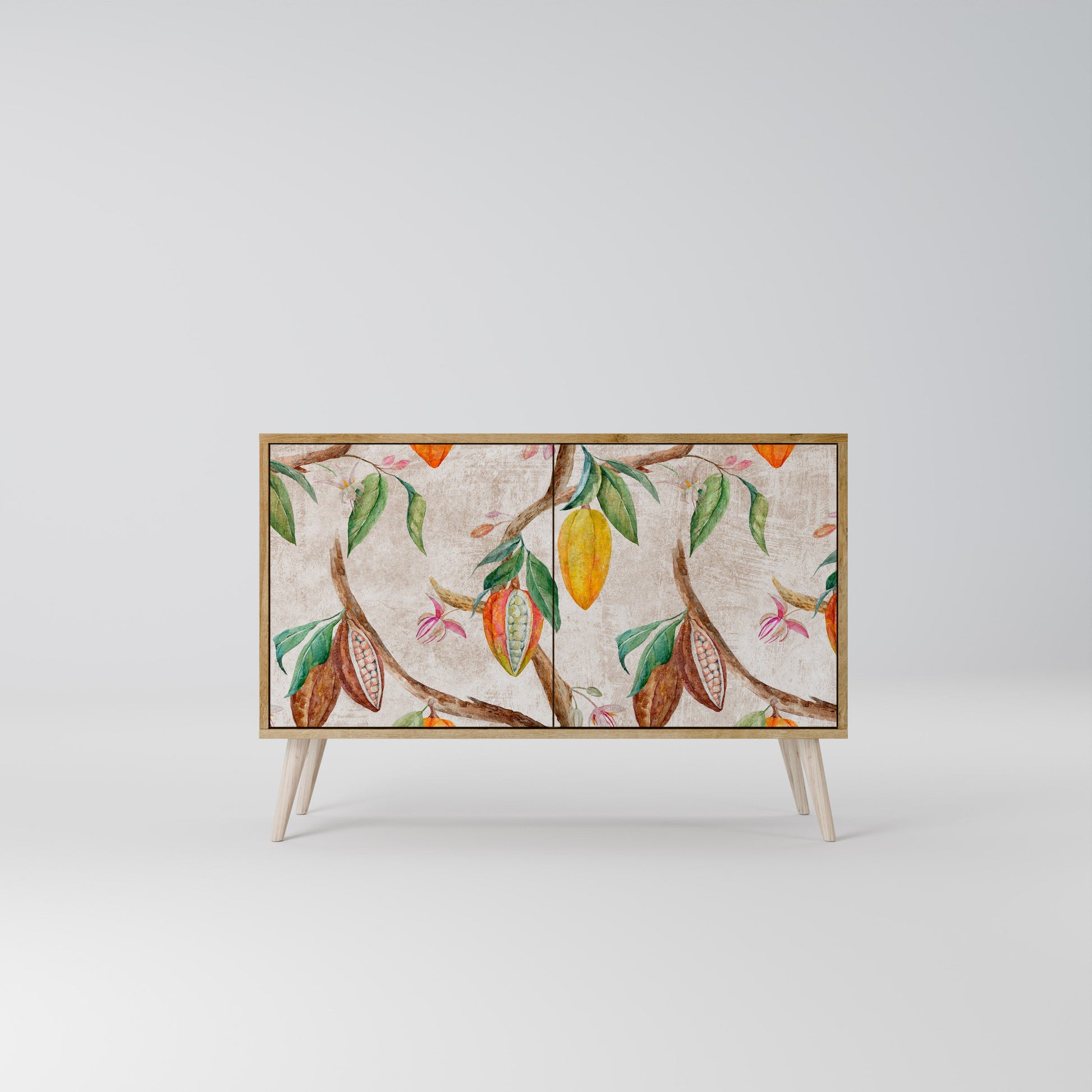 COCOA FRUITS 2-Door Sideboard in Oak Effect