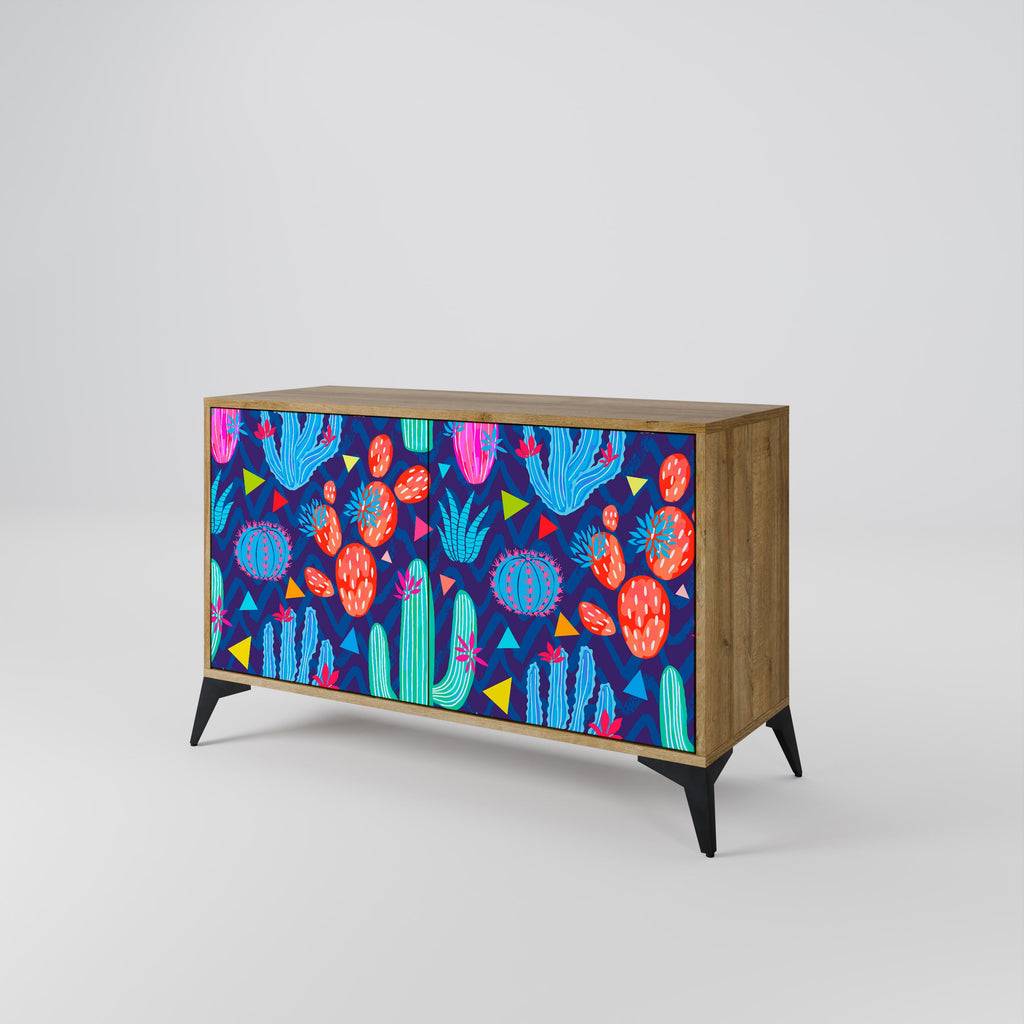 CACTUS VIBES 2-Door Sideboard in Oak Effect