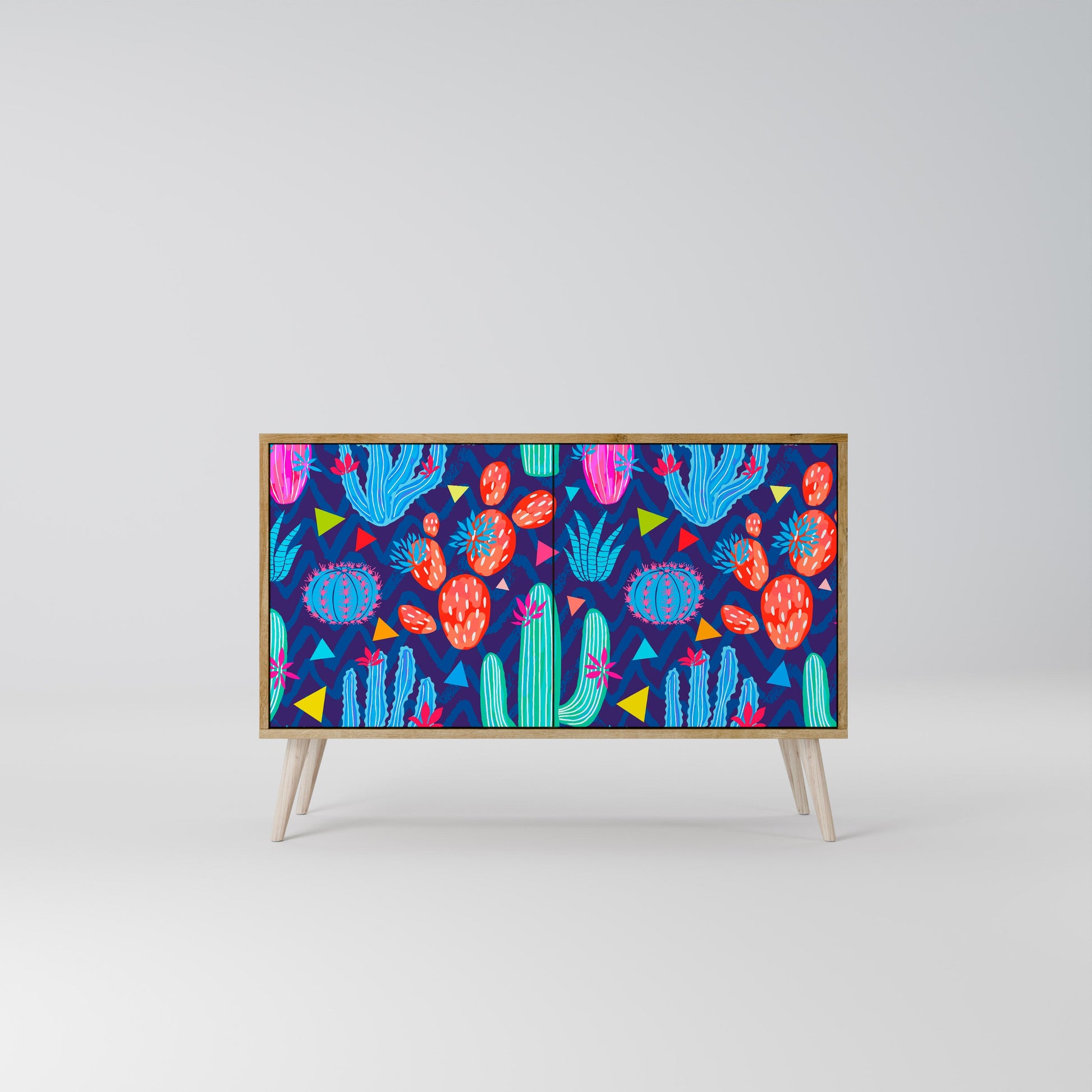 CACTUS VIBES 2-Door Sideboard in Oak Effect