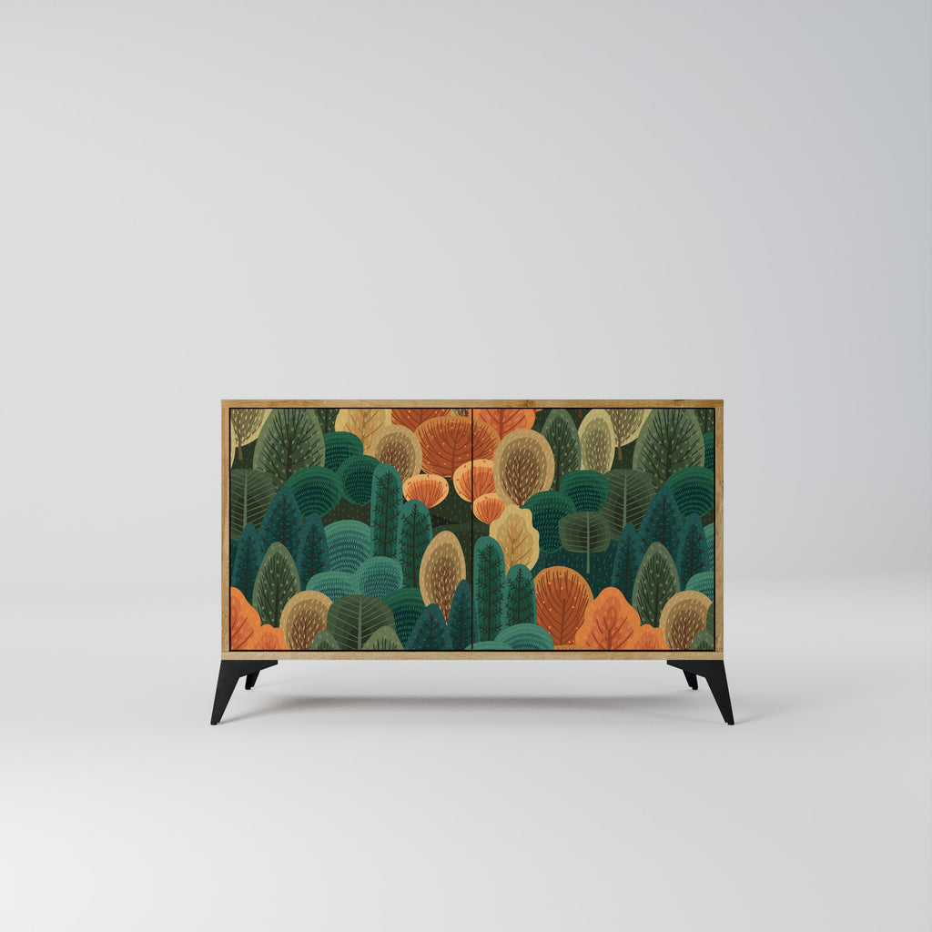 AUTUMN KALEIDOSCOPE 2-Door Sideboard in Oak Effect