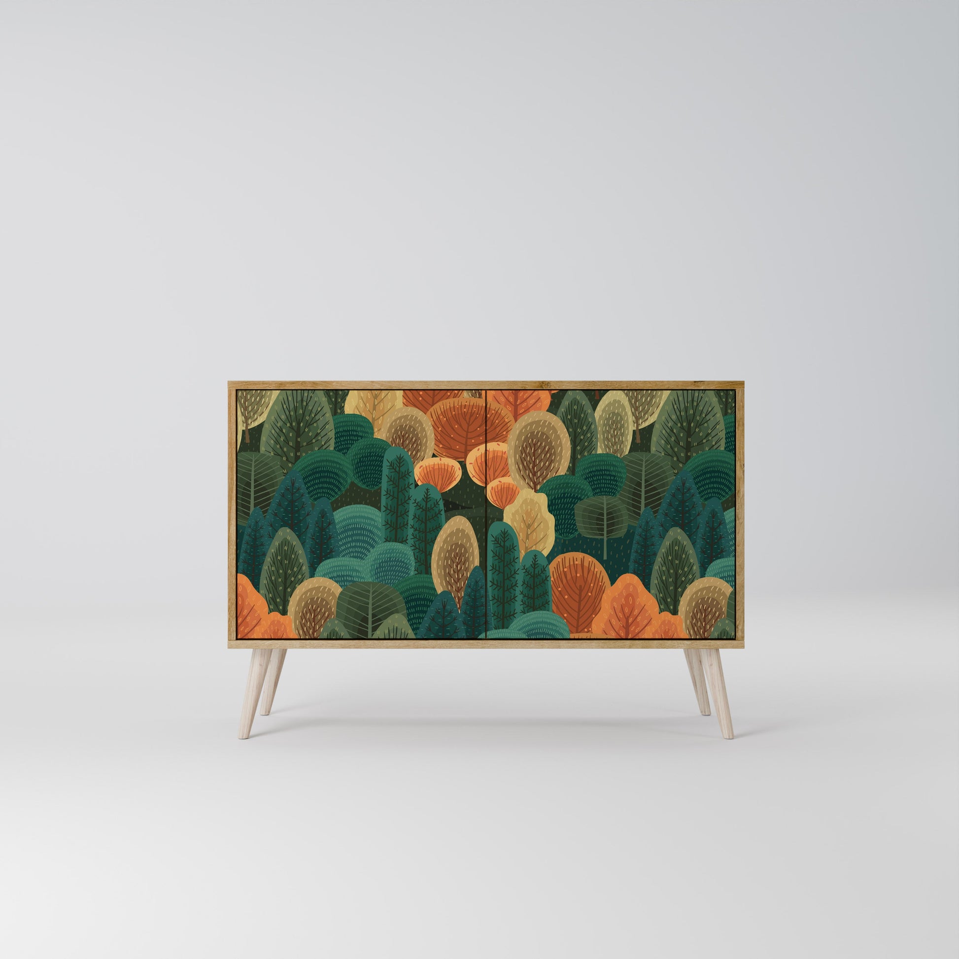 AUTUMN KALEIDOSCOPE 2-Door Sideboard in Oak Effect