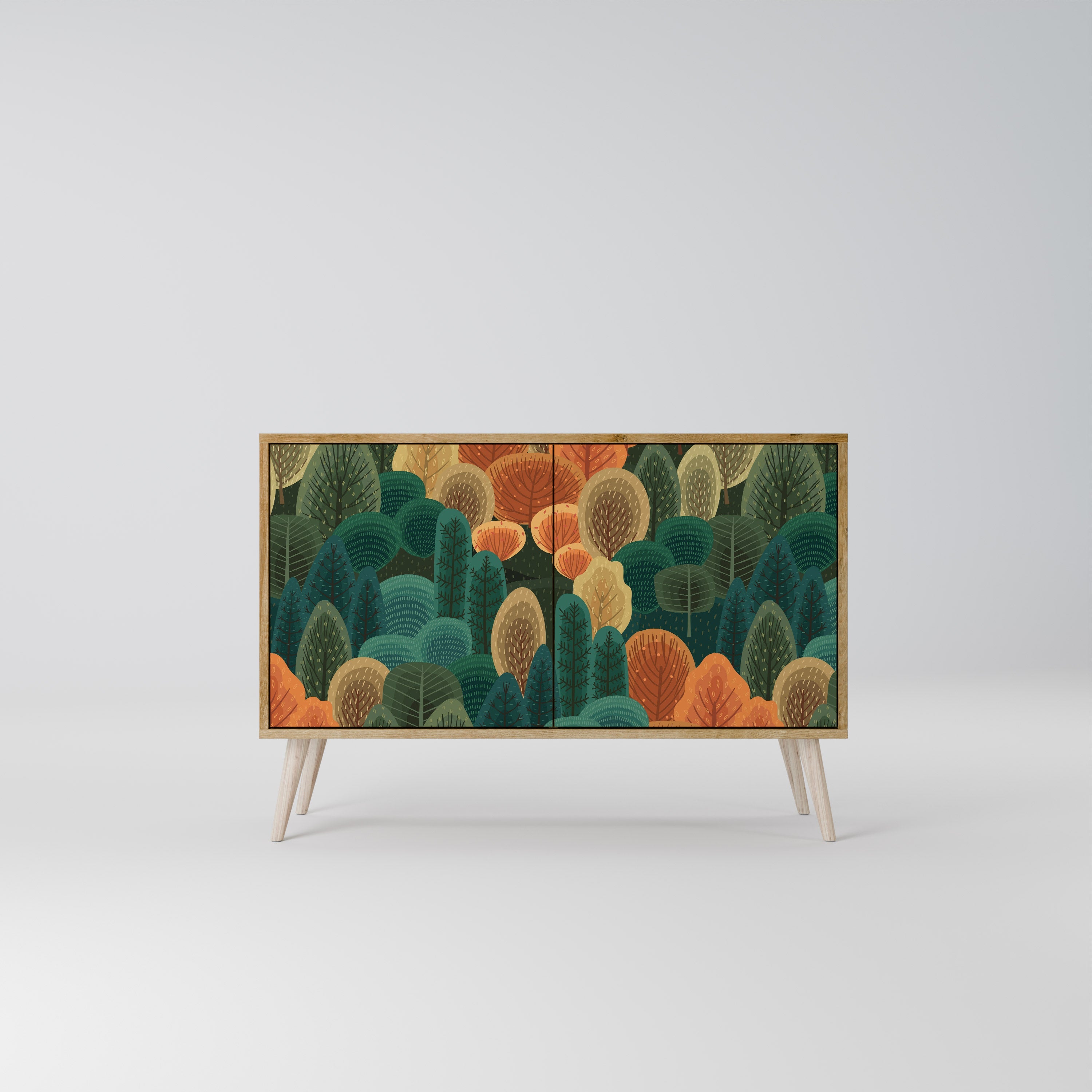 AUTUMN KALEIDOSCOPE 2-Door Sideboard in Oak Effect