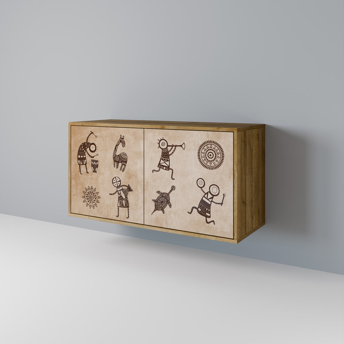 AFRICAN STYLE 2-Door Sideboard