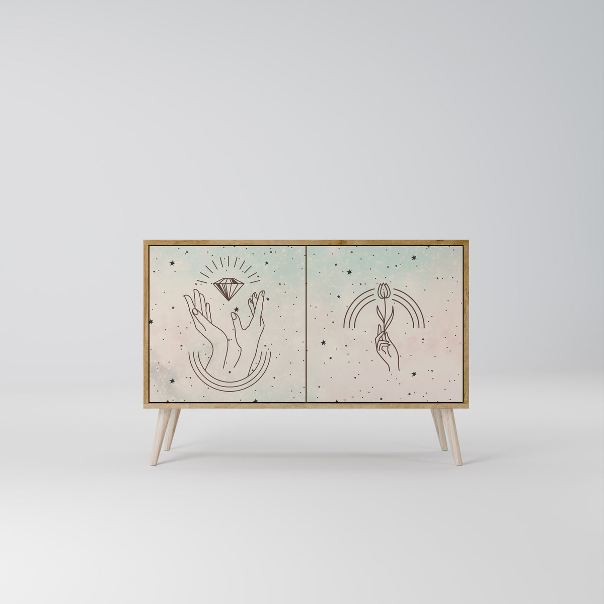 DELICATE BEAUTY 2-Door Sideboard