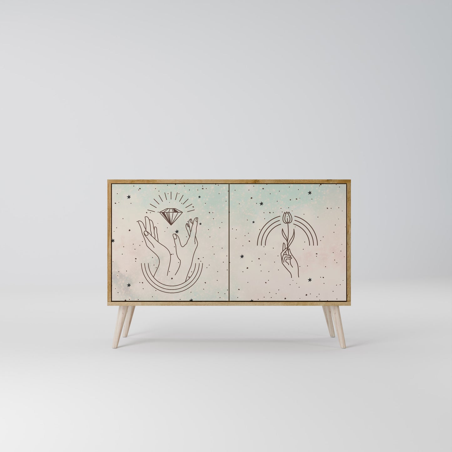 DELICATE BEAUTY 2-Door Sideboard
