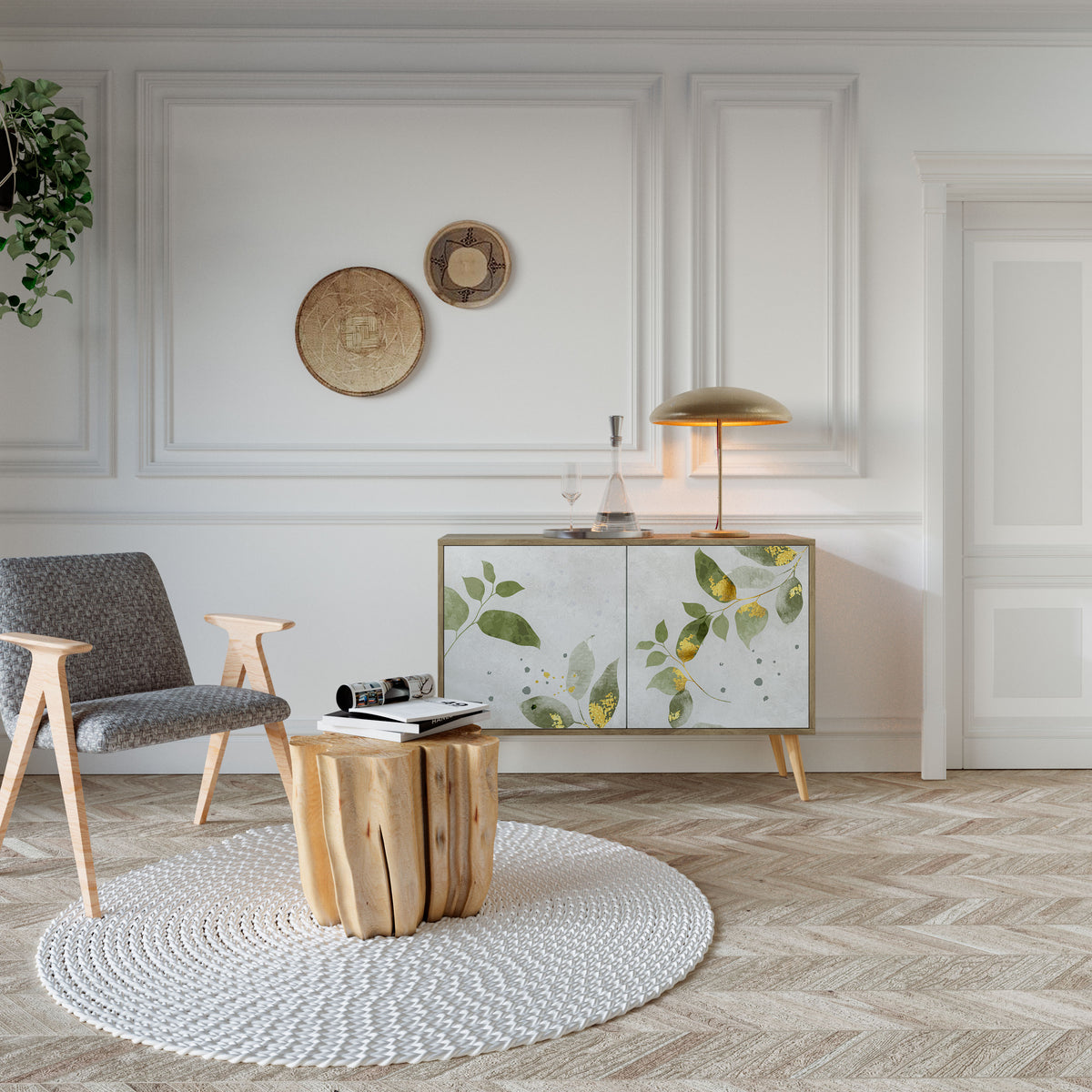 ELEGANT BOTANICS 2-Door Sideboard