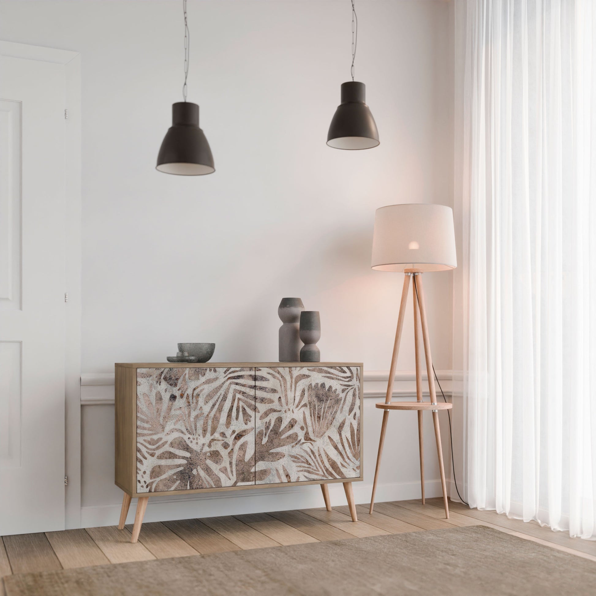 PASSING TIME 2-Door Sideboard in Oak Effect