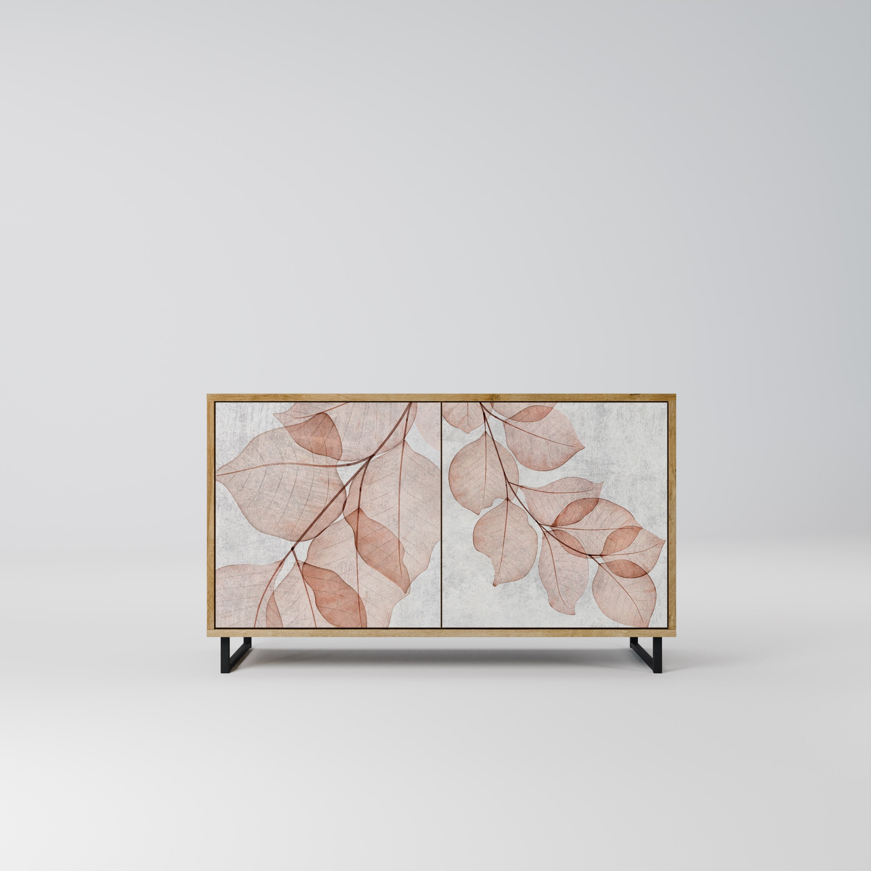 AUTUMN FRAGILITY 2-Door Sideboard in Oak Effect