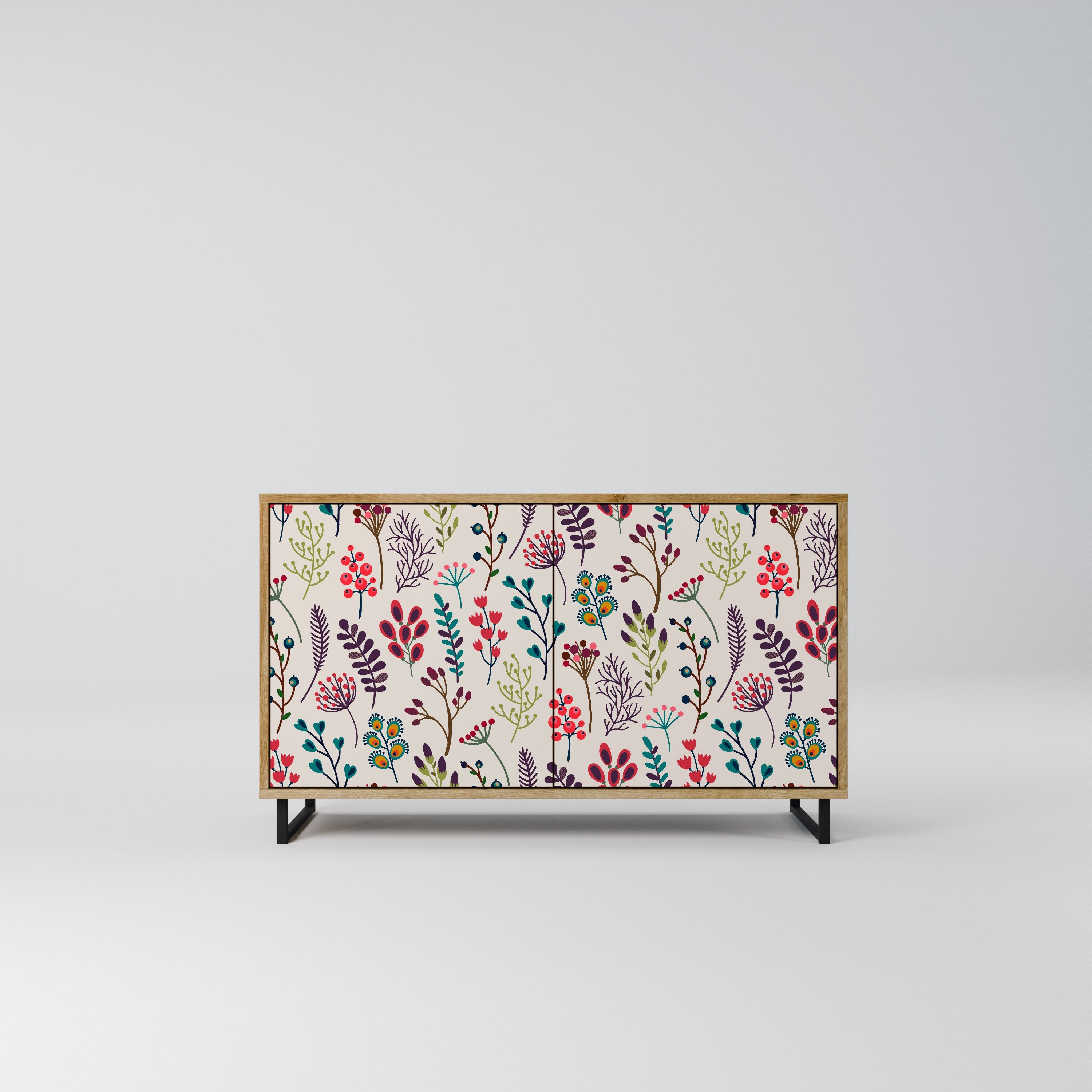 AUTUMN SUNDRIES 2-Door Sideboard in Oak Effect