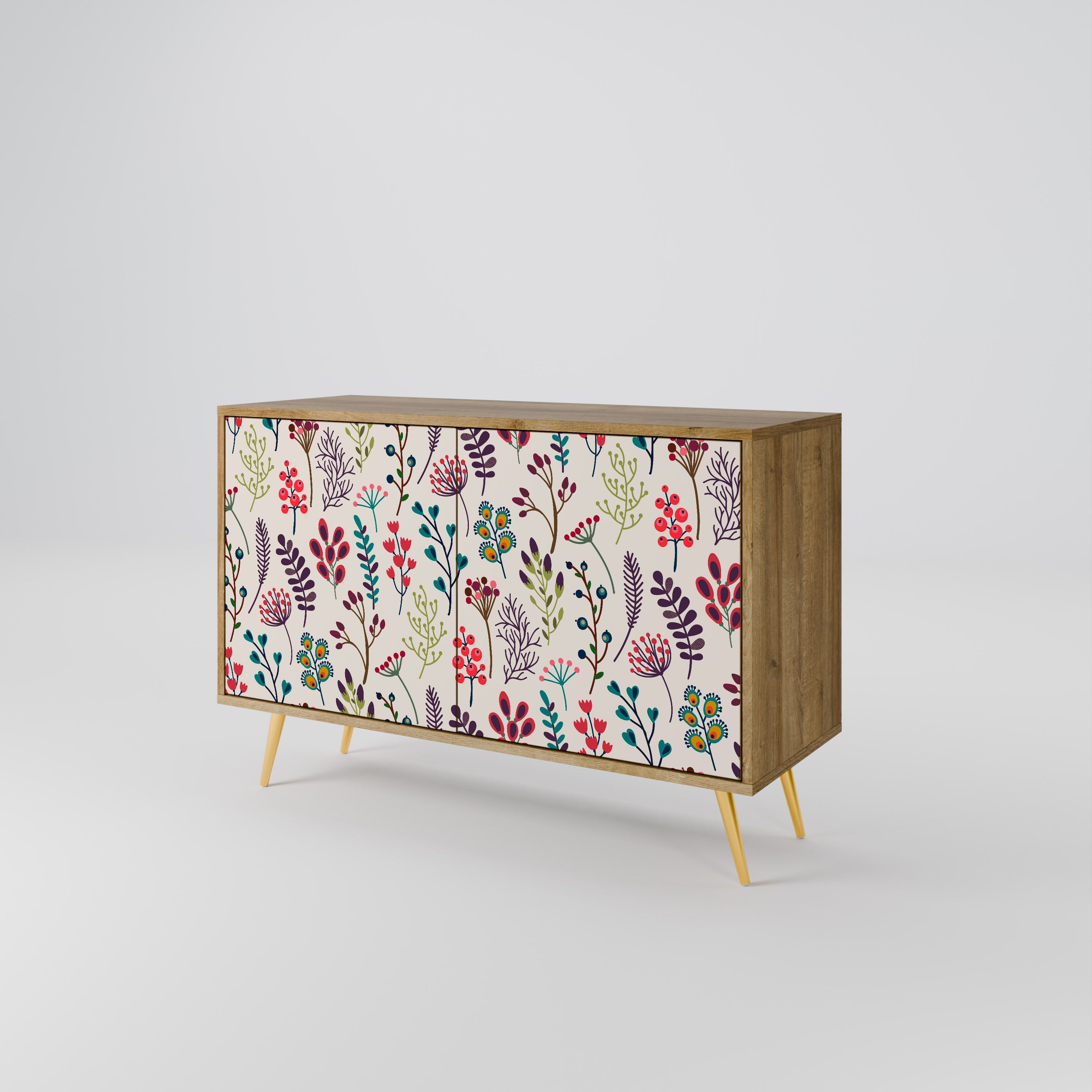 AUTUMN SUNDRIES 2-Door Sideboard in Oak Effect