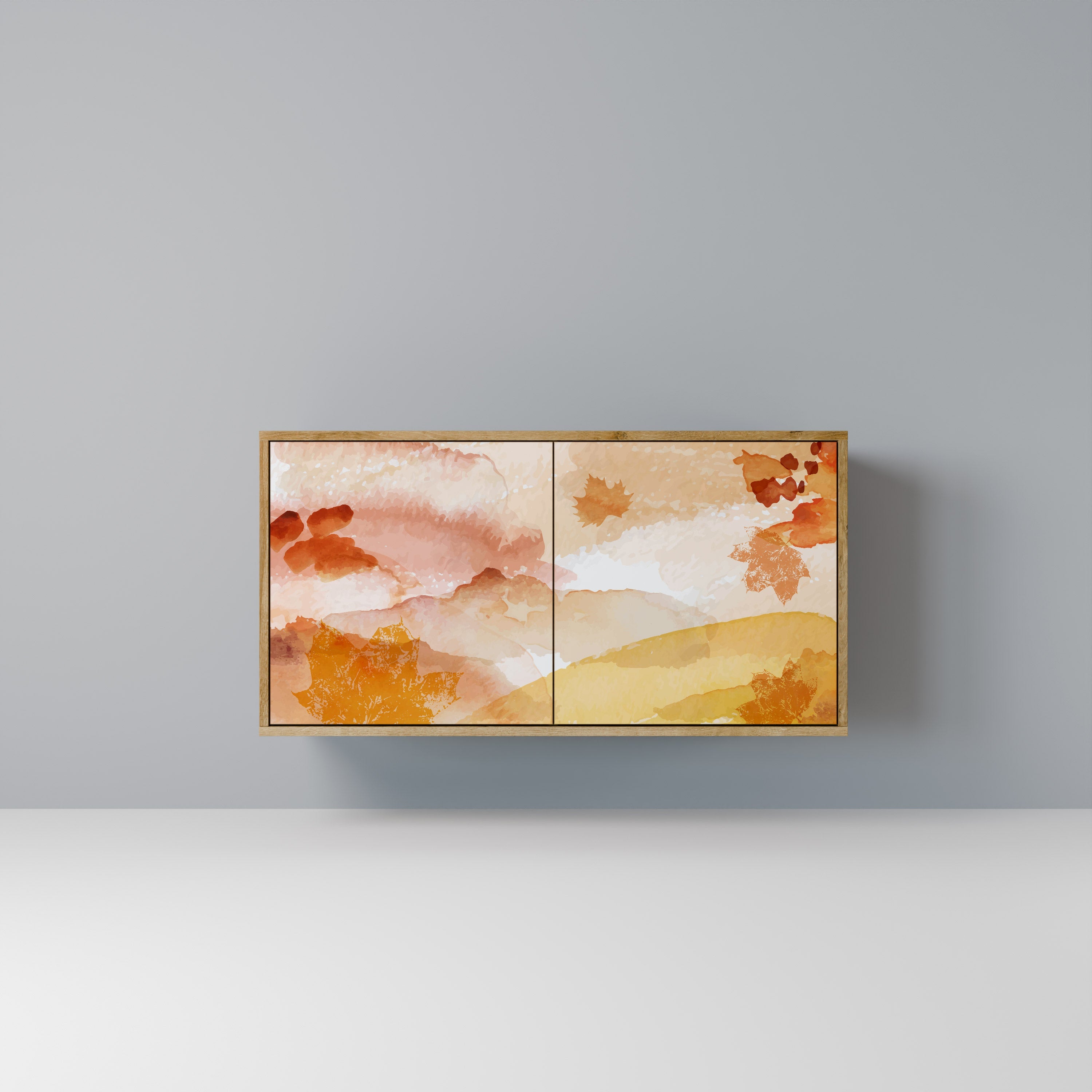 TRACES OF AUTUMN 2-Door Sideboard in Oak Effect