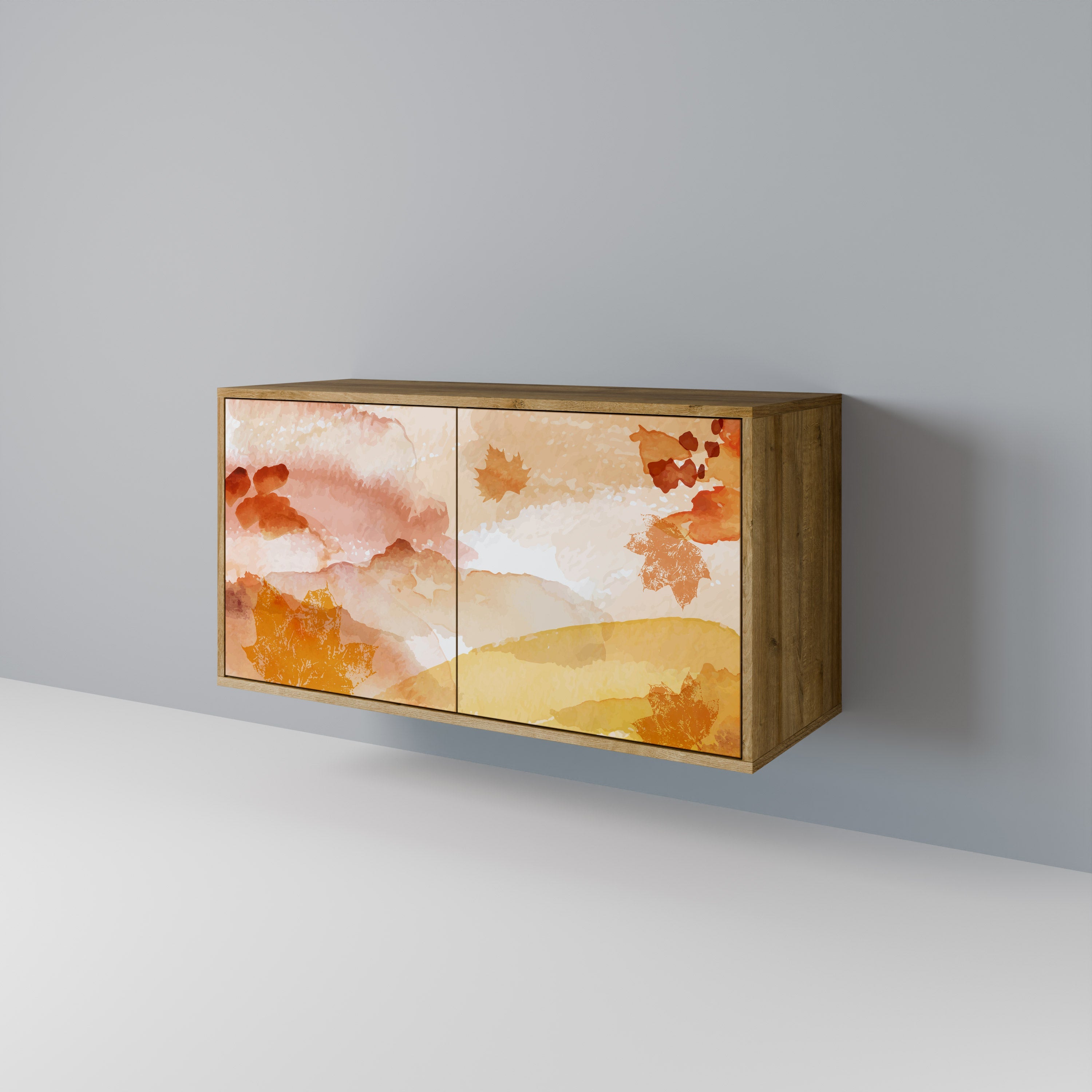 TRACES OF AUTUMN 2-Door Sideboard in Oak Effect