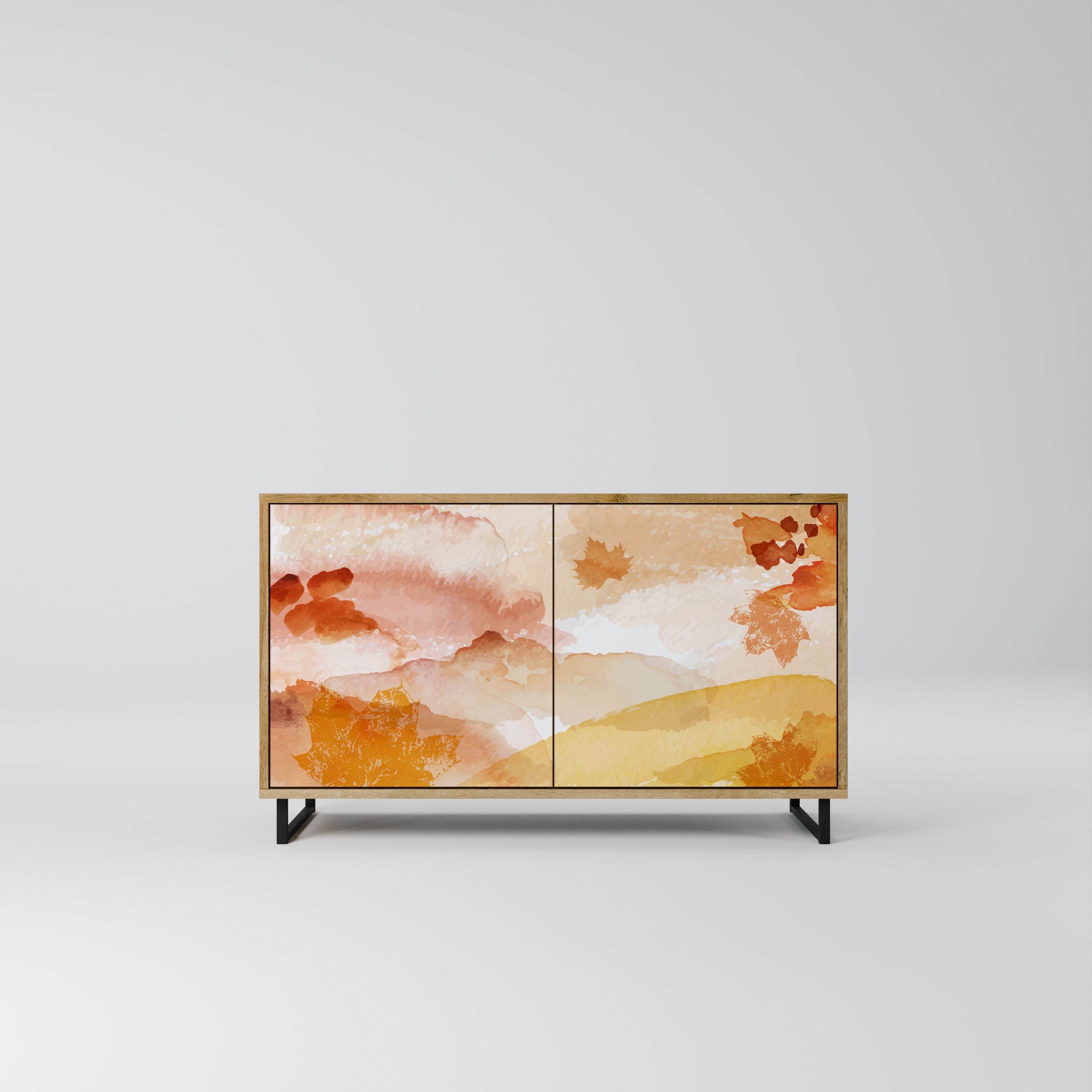 TRACES OF AUTUMN 2-Door Sideboard in Oak Effect