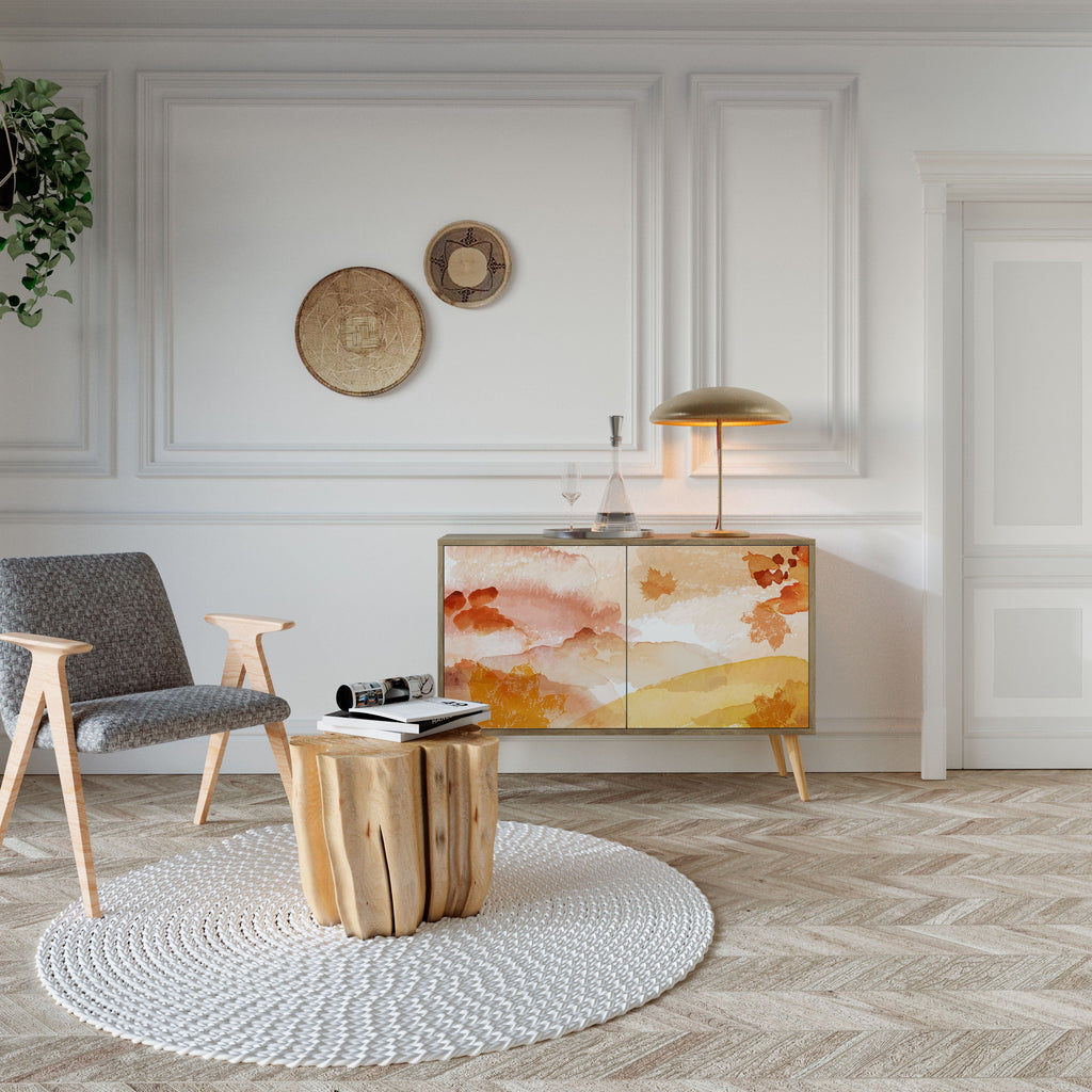 TRACES OF AUTUMN 2-Door Sideboard in Oak Effect