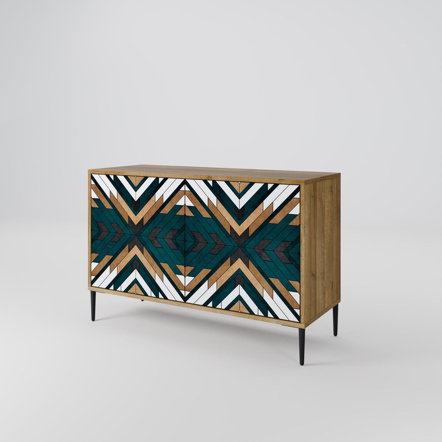 ARTISTIC GEOMETRY 2-Door Sideboard