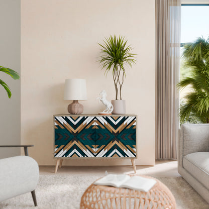 ARTISTIC GEOMETRY 2-Door Sideboard