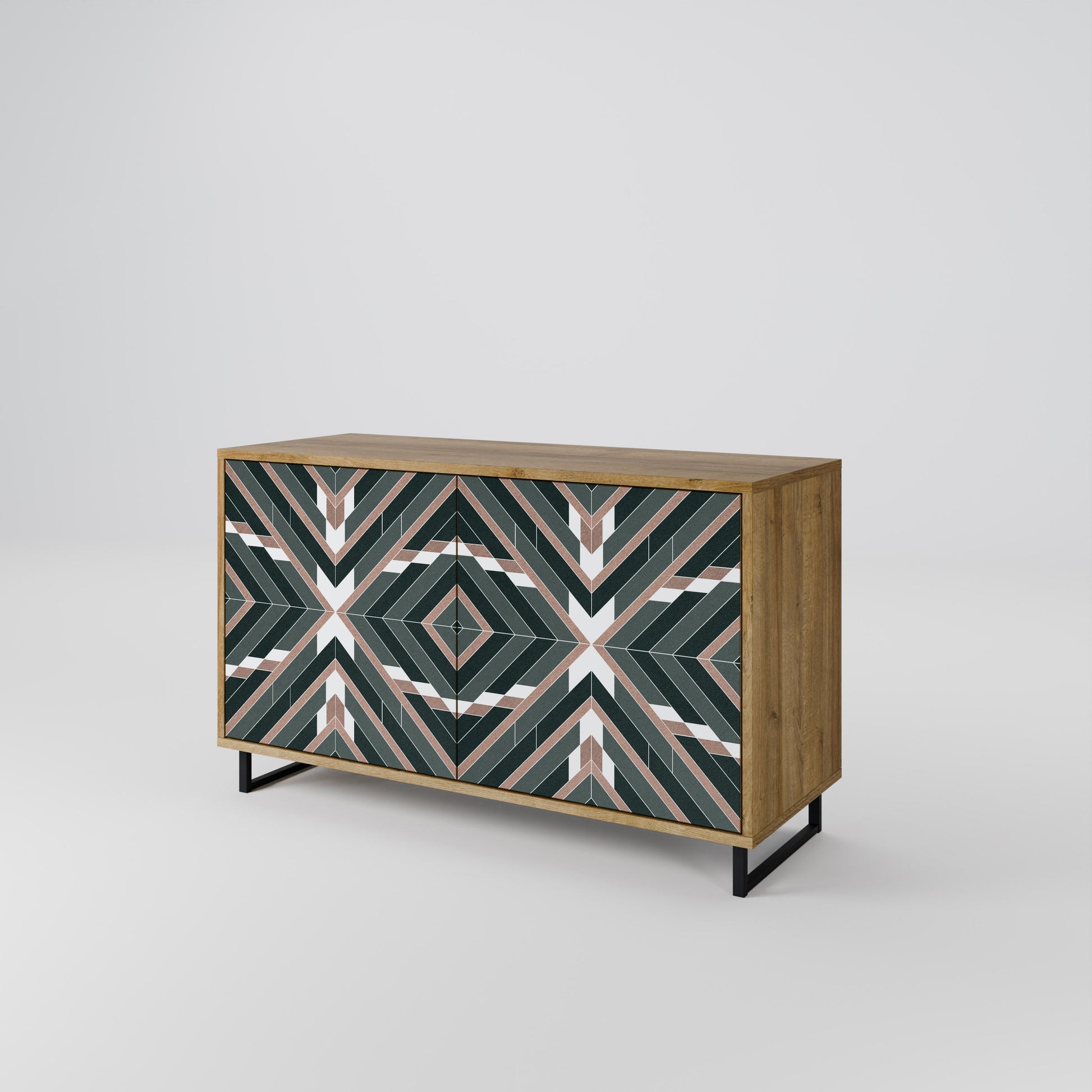 DIMENSION DELIGHTS 2-Door Sideboard in Oak Effect